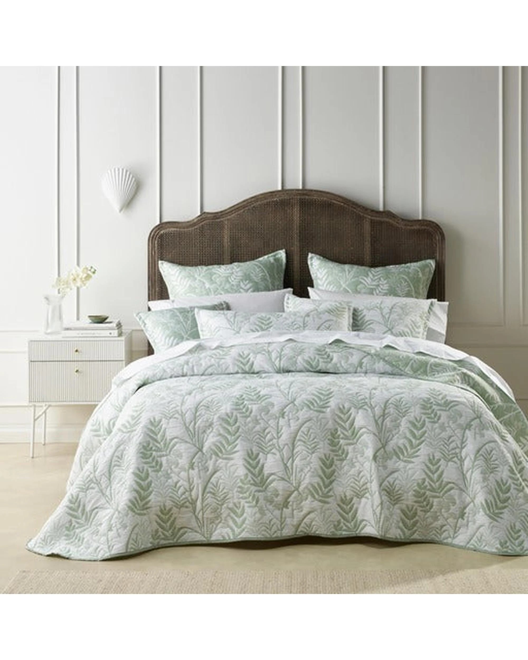 2 Bianca Bedding Eden Sage Polyester/Cotton Bedspread Set - Green, 2 of 5