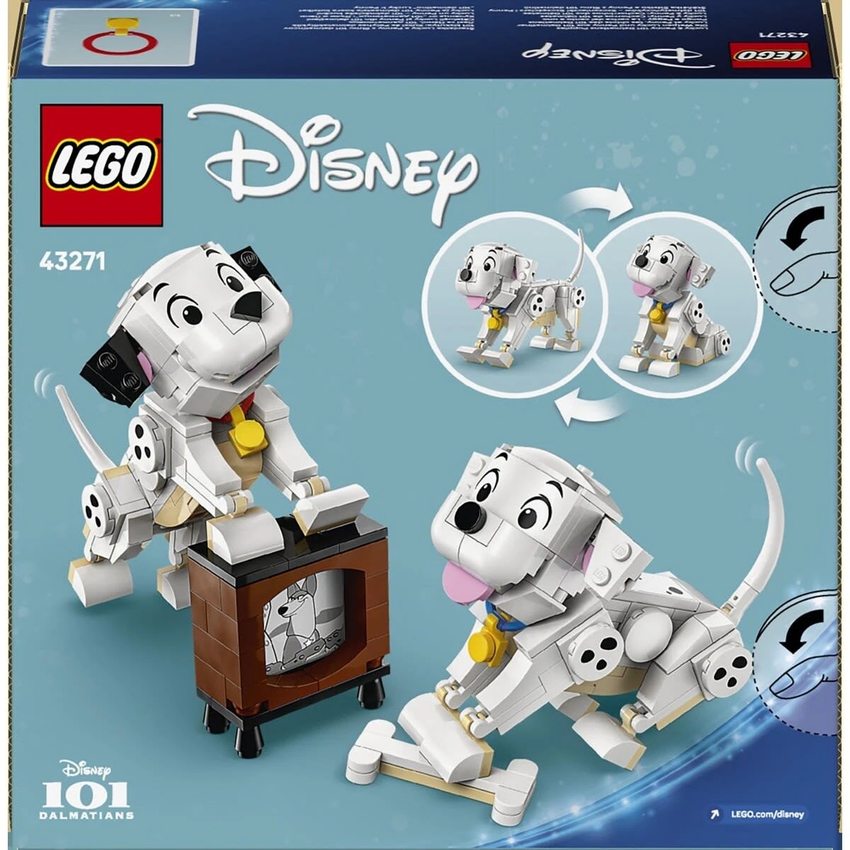 10 LEGO Disney Lucky & Penny 101 Dalmatians Puppies 43271, 10 of 10