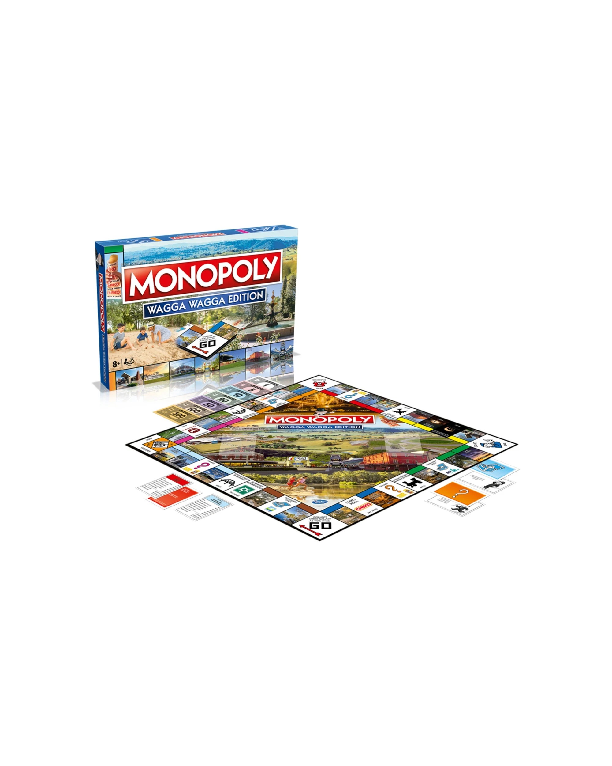 1 Monopoly City Editions Wagga Wagga Kids Family Tabletop Themed Board Game - Multi, 1 of 4