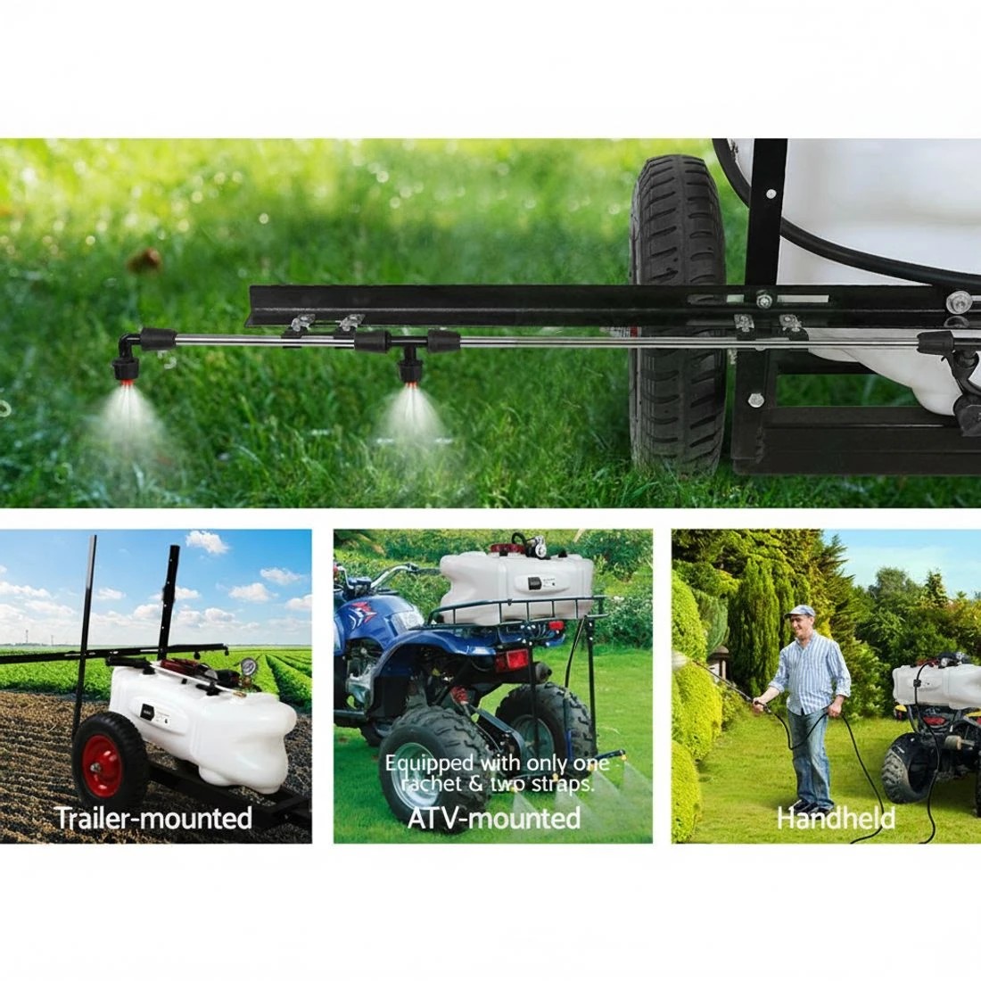 5 Giantz Weed Sprayer 100L Trailer 1.5M Boom Garden Spray - Multi, 5 of 9