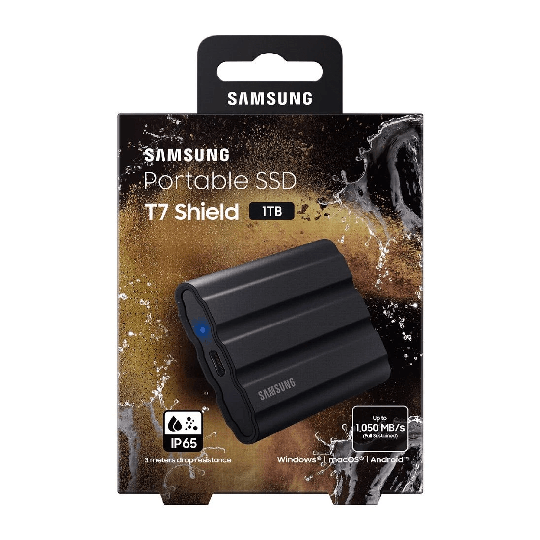 6 Samsung 1TB T7 Shield Portable SSD Black, 6 of 7