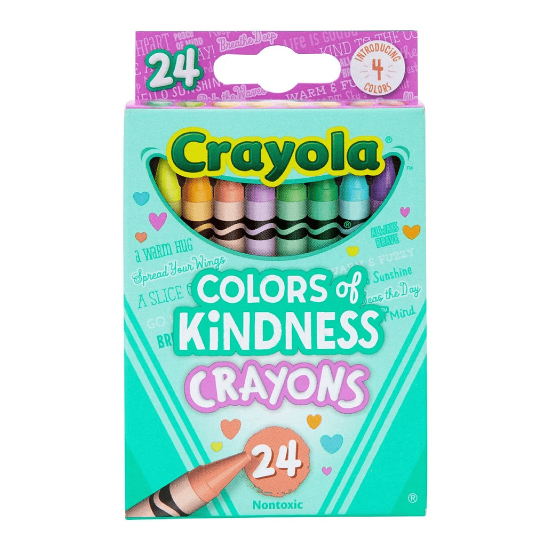 1 Crayola Colors of Kindness Crayons 24 Pack, 1 of 2