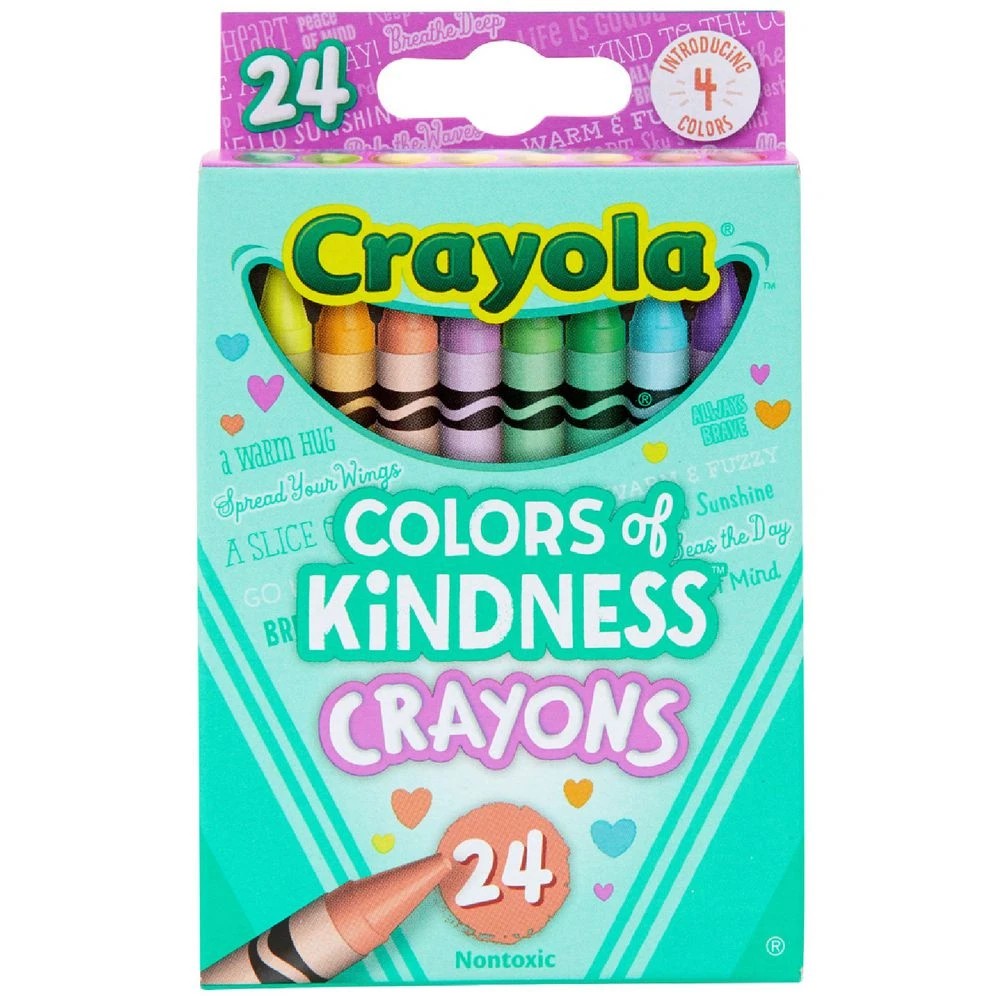 1 Crayola Colors of Kindness Crayons 24 Pack, 1 of 2