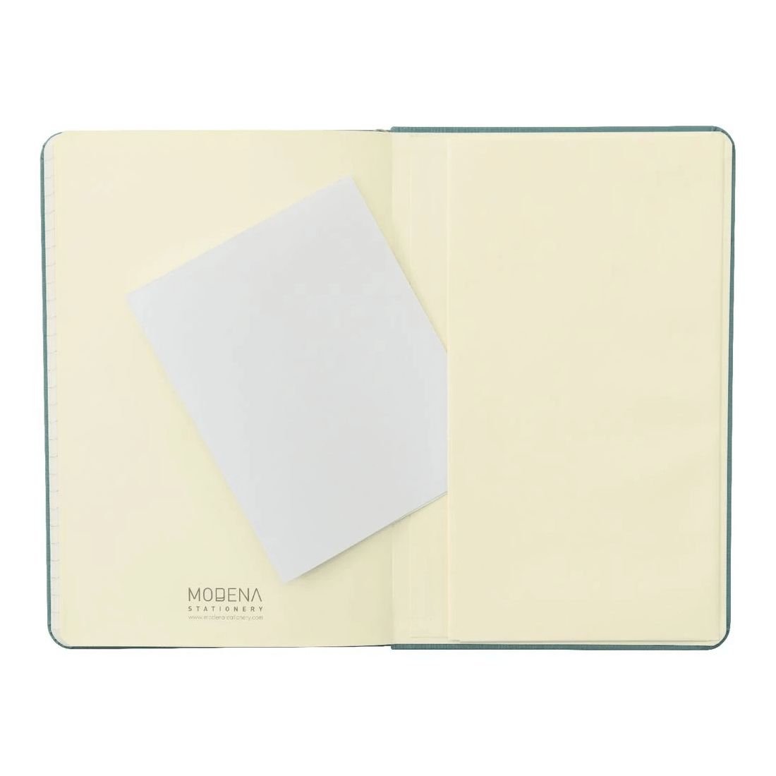 5 Modena A5 Linen Ruled Notebook Teal, 5 of 5