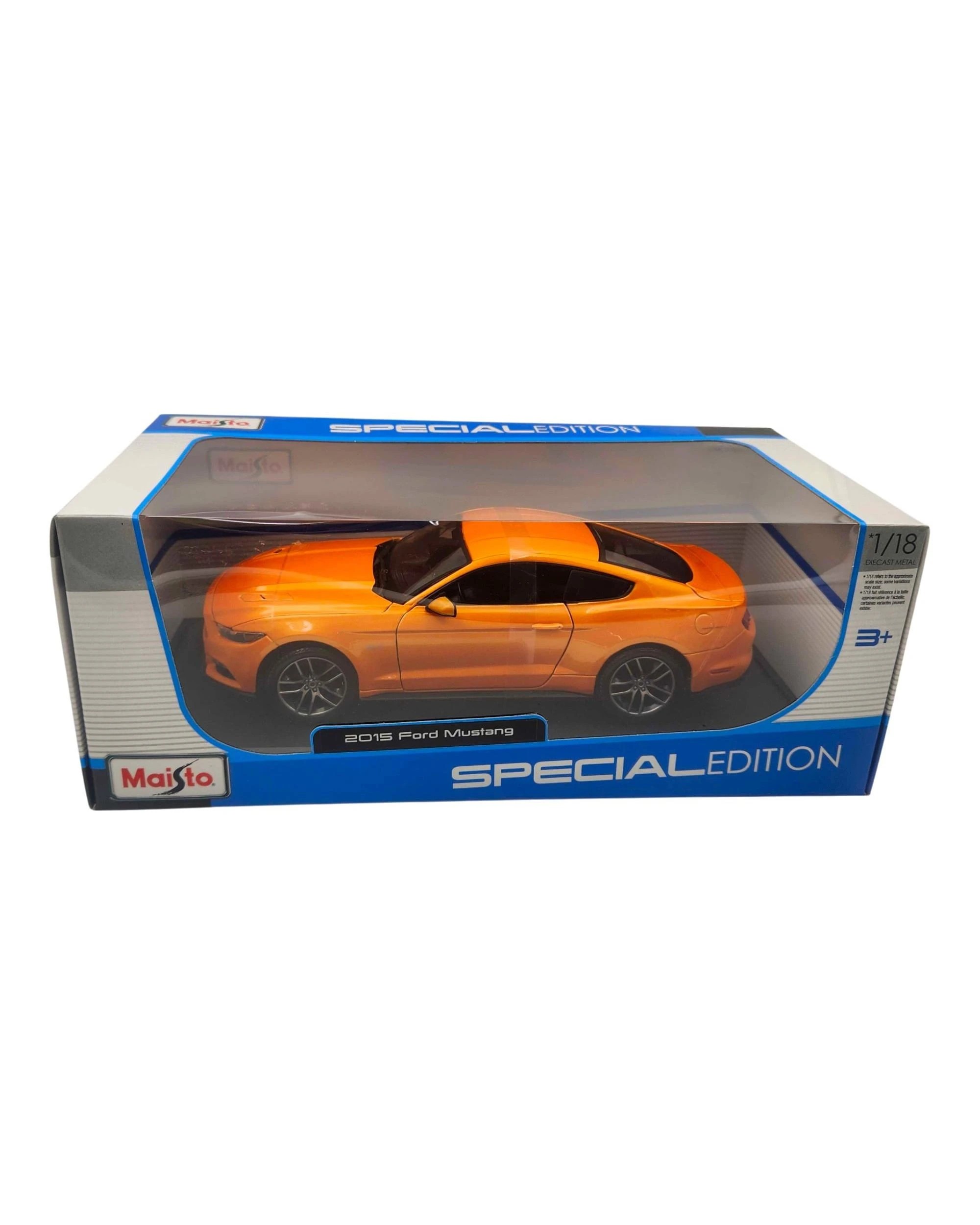 2 Maisto Ford Mustang 1:18 Scale Coupe Metallic Orange Special Edition, 2 of 5