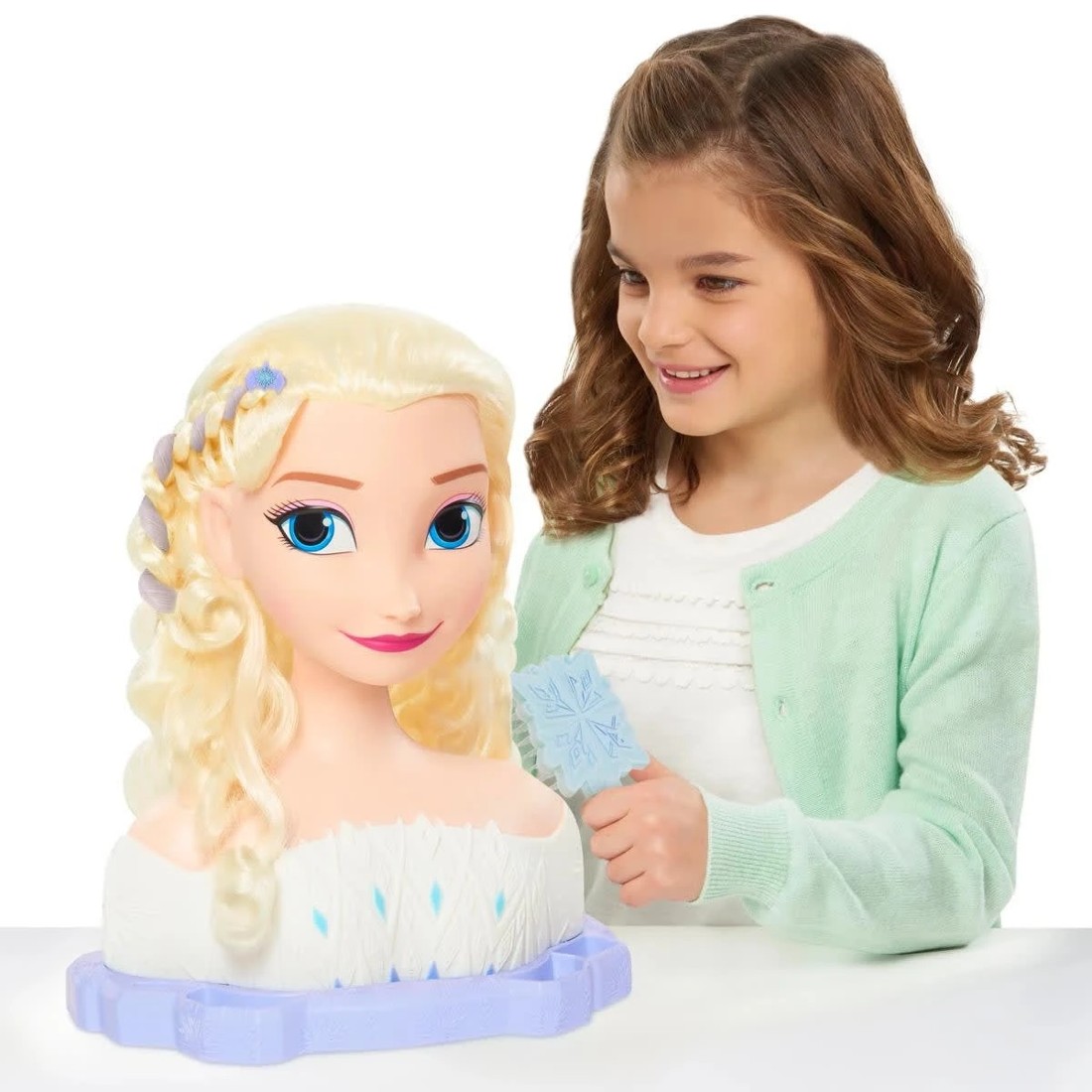 2 18 Piece Disney Frozen Elsa the Snow Queen Deluxe Styling Head Playset, 2 of 6