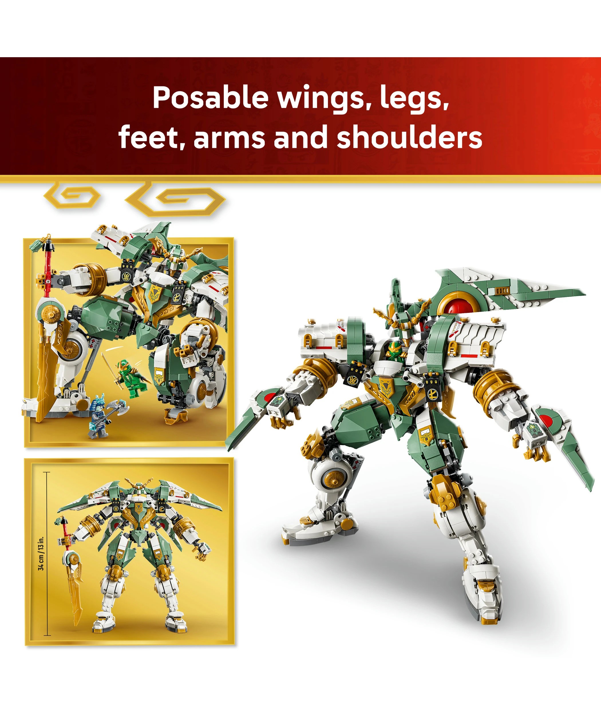 5 LEGO NINJAGO Lloyd's Titan Mech 15th Anniversary 71860, 5 of 10