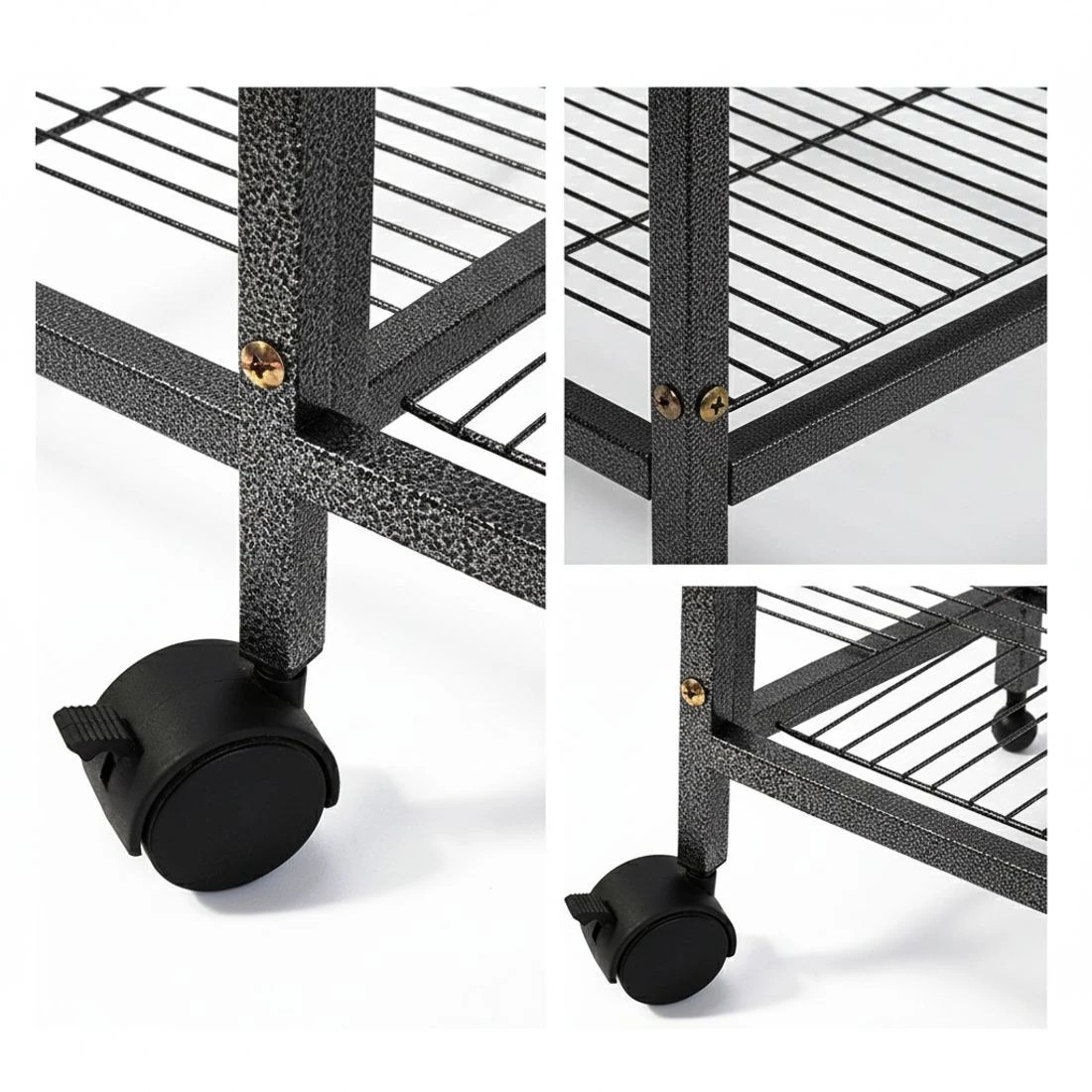 8 i.Pet Bird Cage 138cm Large Aviary - Black, 8 of 8