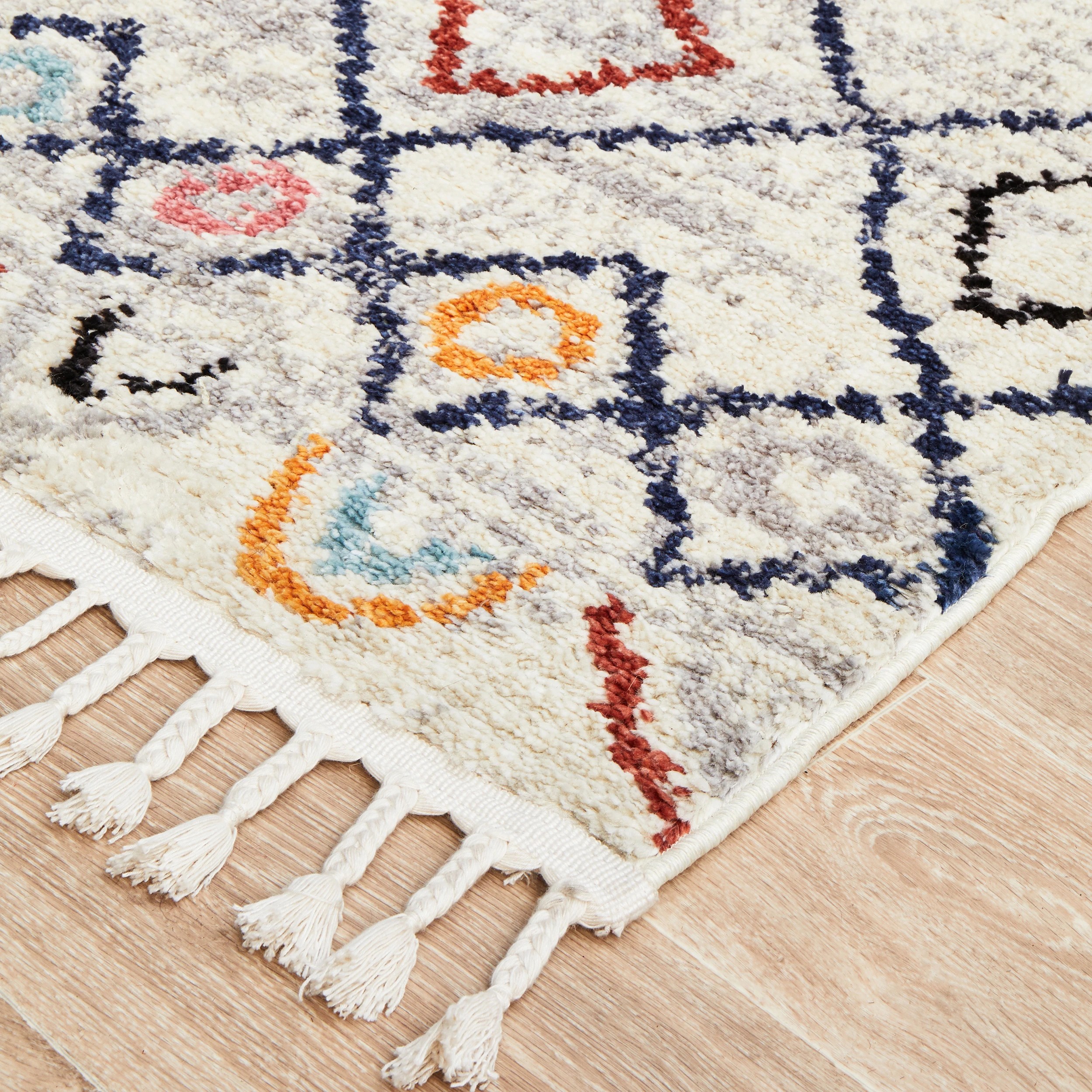 5 Common Ground Rugs Medina 666 400x300cm - Extra Extra Large Shag Rug - Natural, 5 of 8