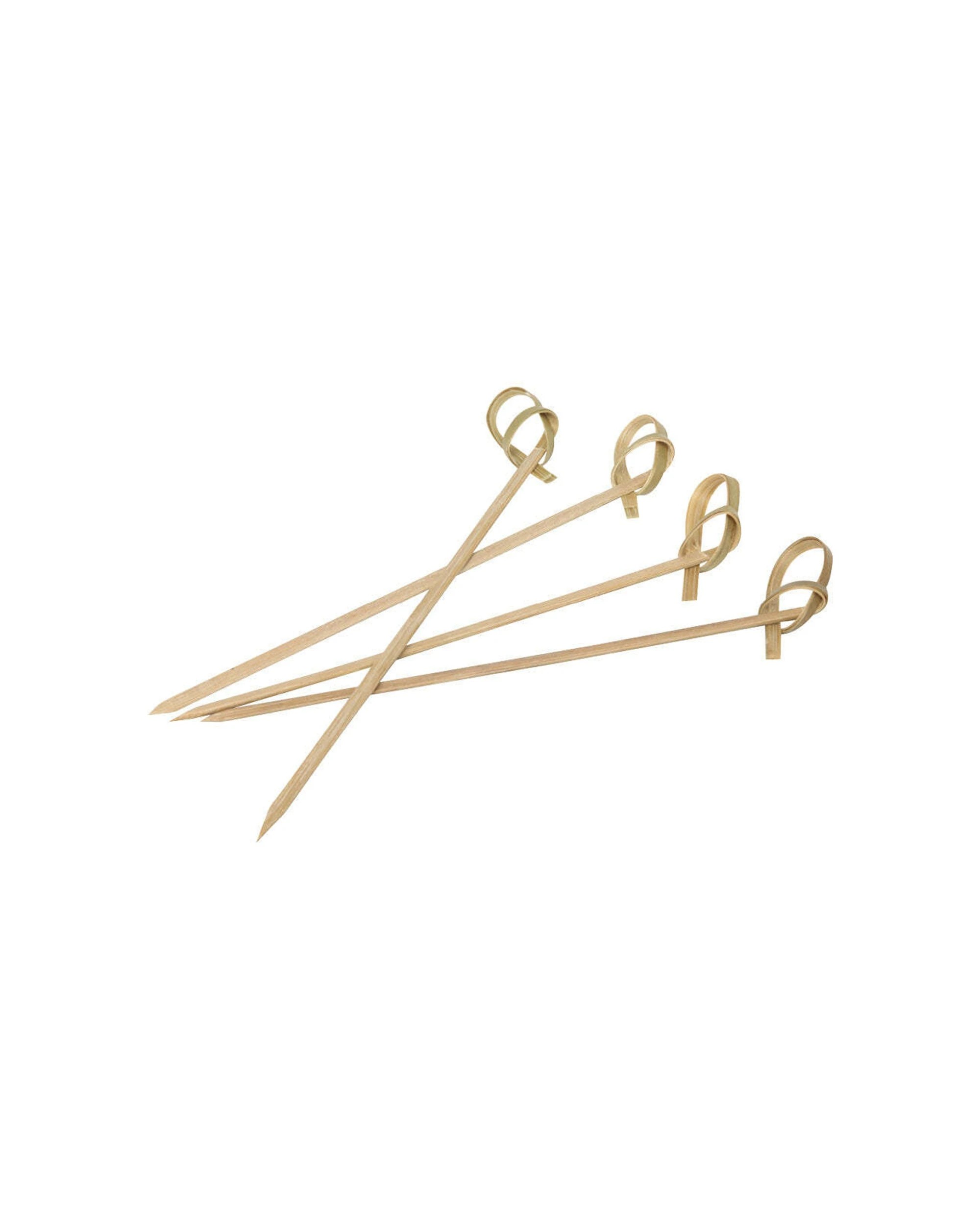 1 Wiltshire 40pc Entertaining Finger Food Cocktail Party Skewers Sticks 10cm - Natural, 1 of 2