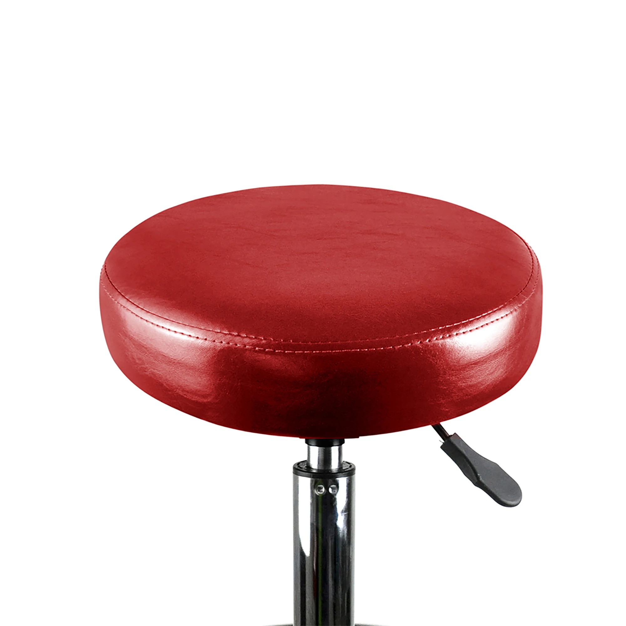 4 Levede 2x Salon Stool Swivel Barber Stools Bar Chair Lift Hairdressing Round Red, 4 of 8
