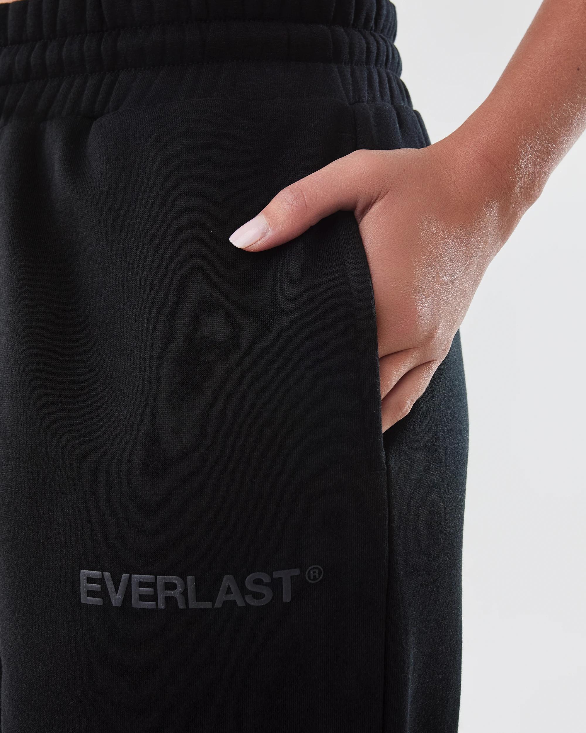 5 Everlast Womens Straight Leg Sweatpants Black, 5 of 7