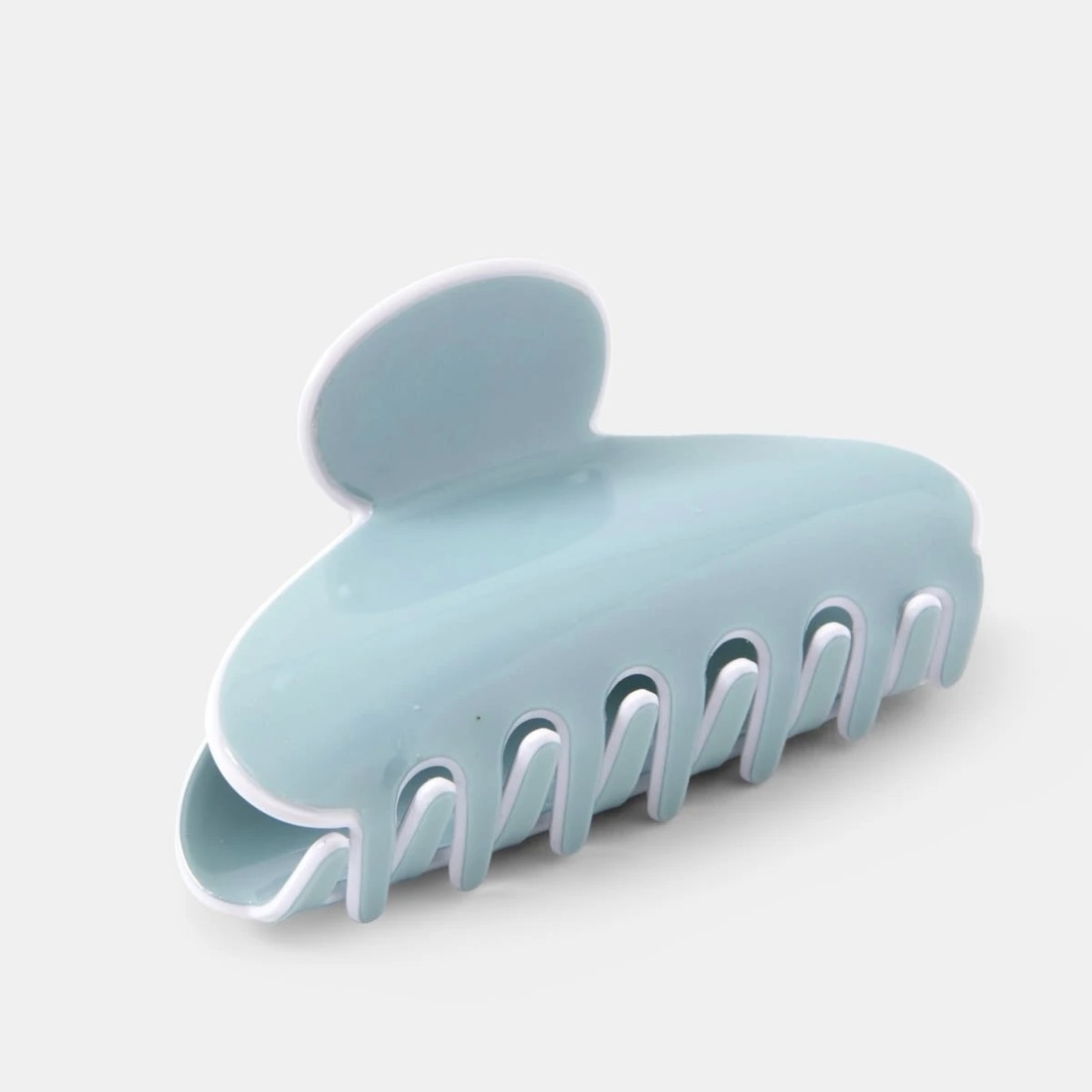 2 2 Pack Blue Contrast Claw Hair Clips, 2 of 7