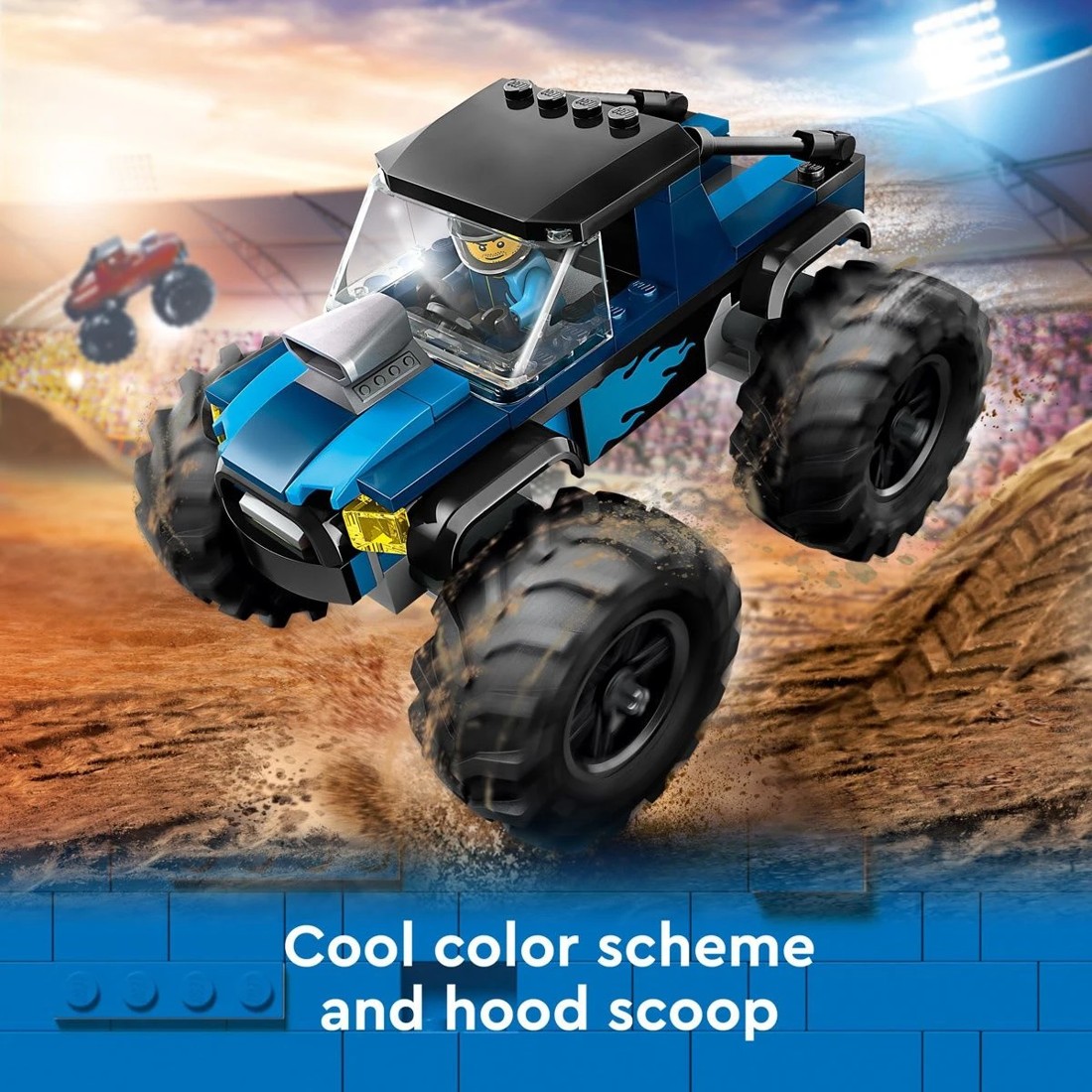 6 LEGO City Great Vehicles Blue Monster Truck 60402, 6 of 11