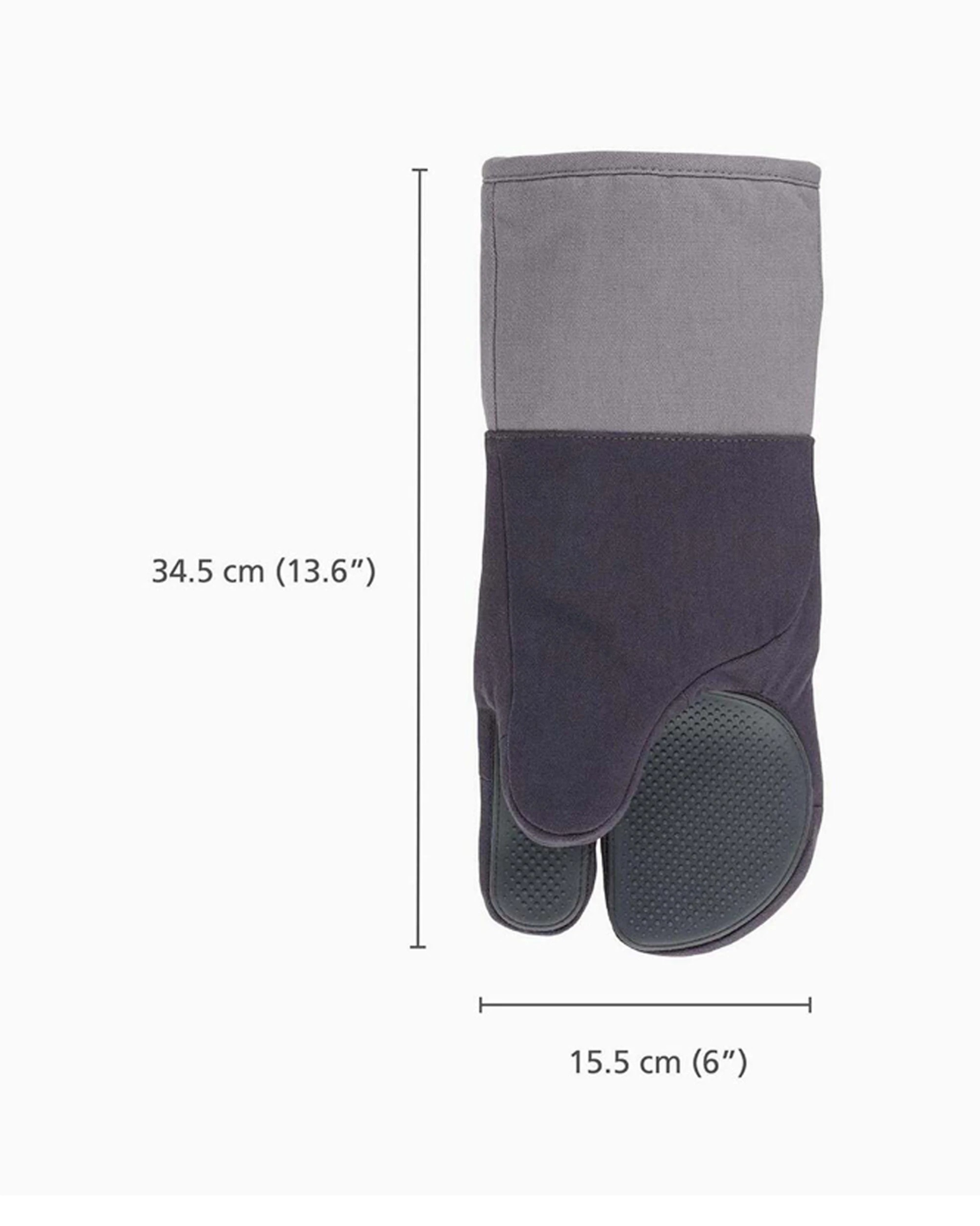 6 Joseph Joseph Pinch Cotton Silicone Oven Glove Single Right Hand Heat Safe - Grey, 6 of 7