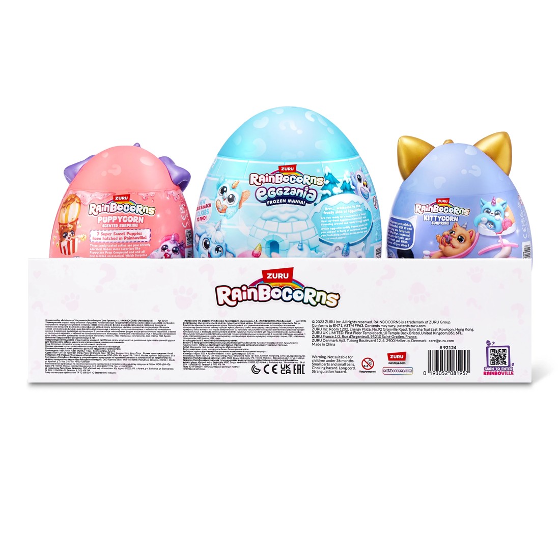 6 3 Pack Zuru Rainbocorns Eggzania Frozen Mania, 6 of 8