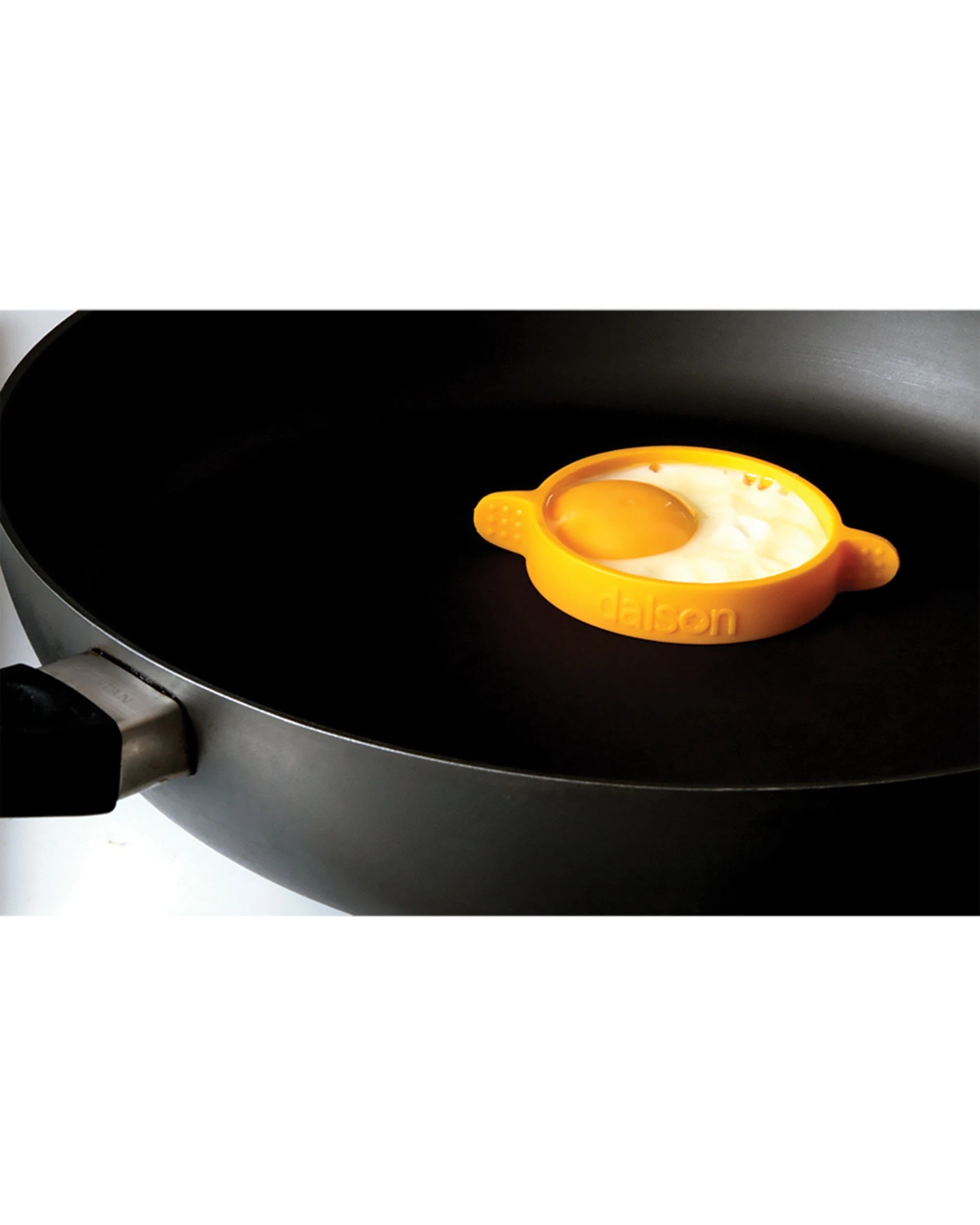3 Appetito 4x 2pc Pansafe Silicone Egg Rings Home Kitchen Cooking - Yellow, 3 of 3