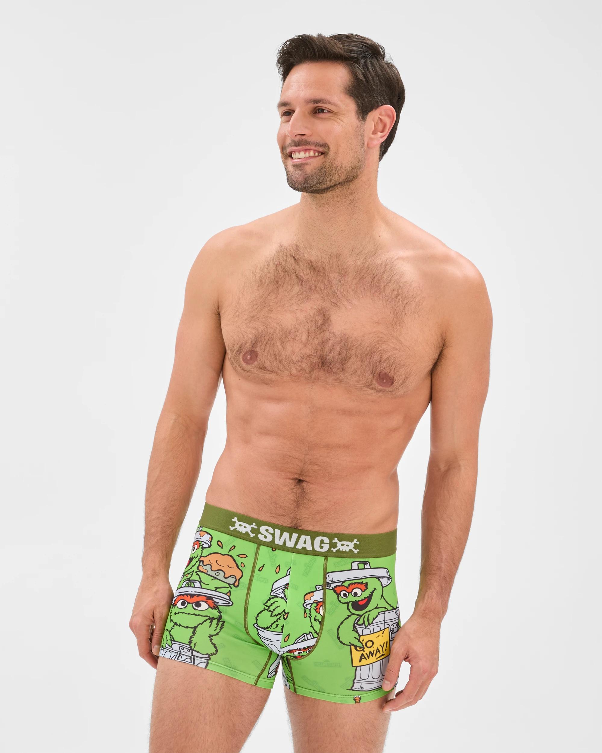 1 Swag Oscar The Grouch Trunks OSCAR THE GROUCH GREEN, 1 of 4