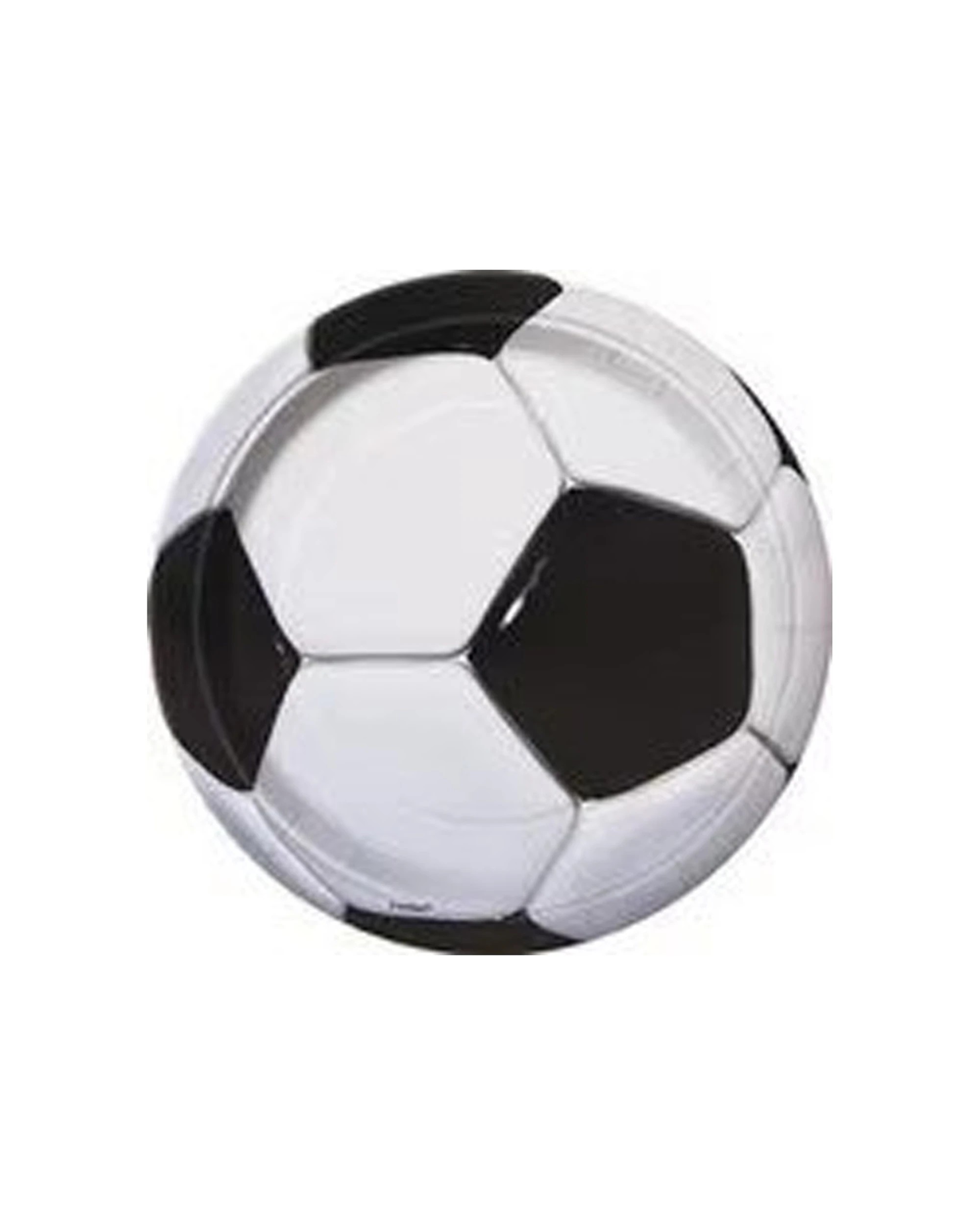 2 Unique Soccer Ball Large Paper Plates Pack of 8, 2 of 2