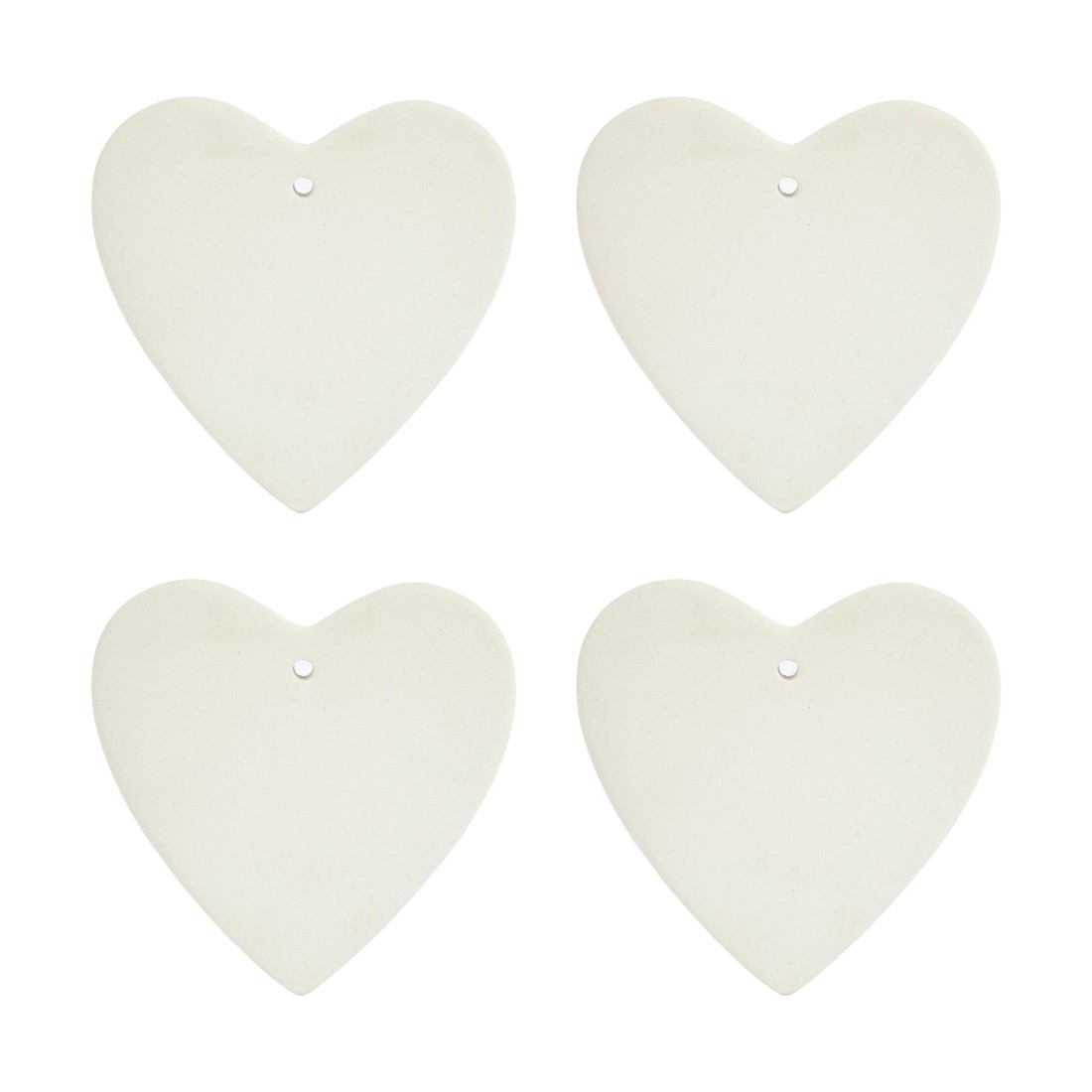2 4 Pack DIY Ceramic Hanging Hearts, 2 of 2