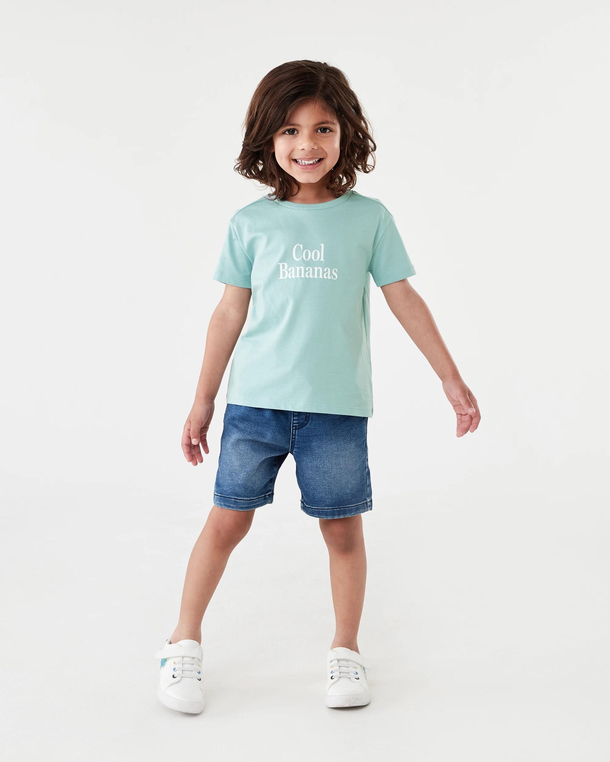 5 Chest Print T-shirt Grn Banana, 5 of 6