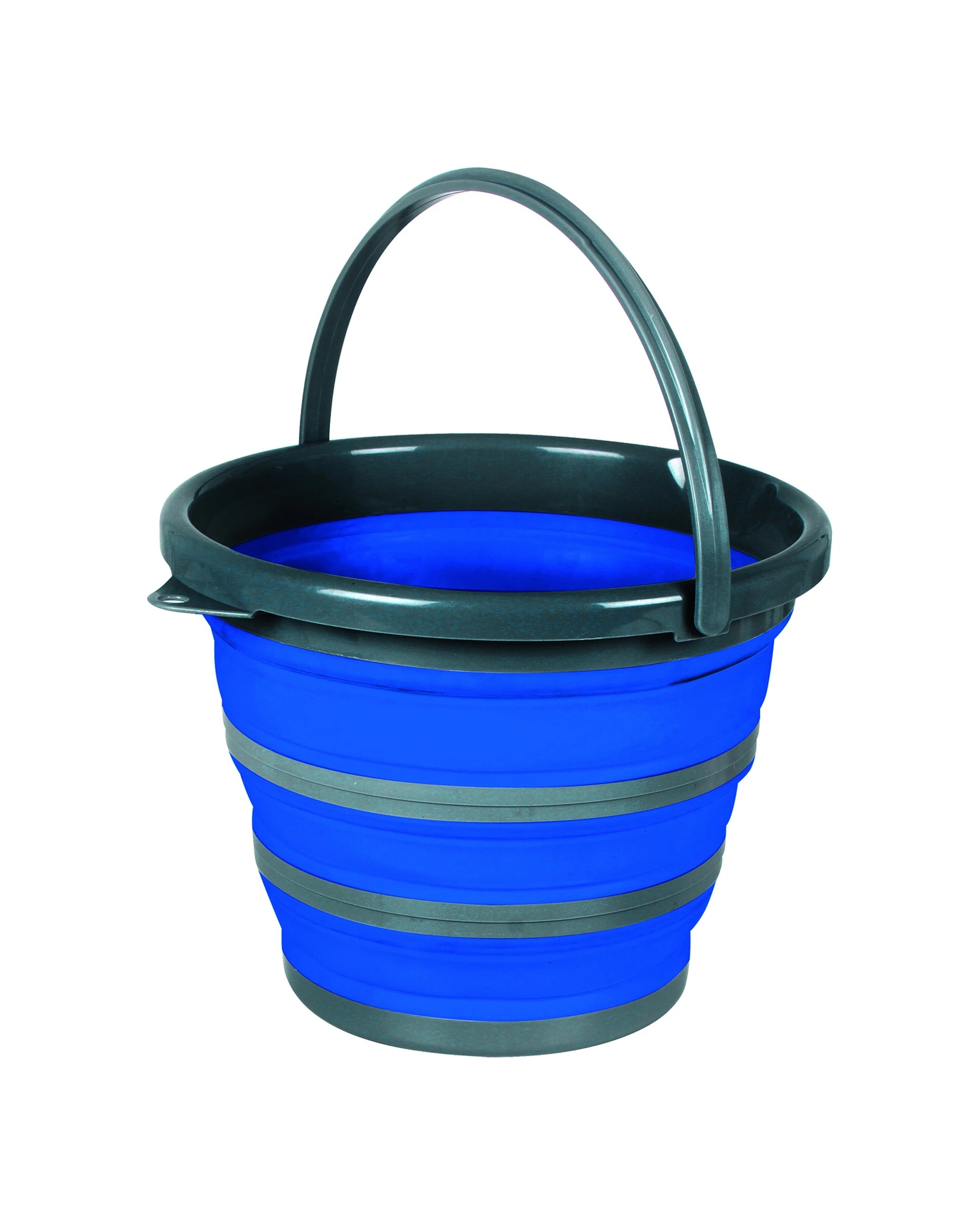 1 Wildtrak Expanda Compact Foldable 10L Bucket Silicon And Polypropylene - Blue, 1 of 3