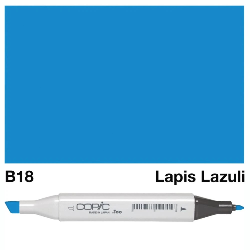 3 Copic Classic Original Dual Nib Marker B18 Lapis Lazuli, 3 of 3