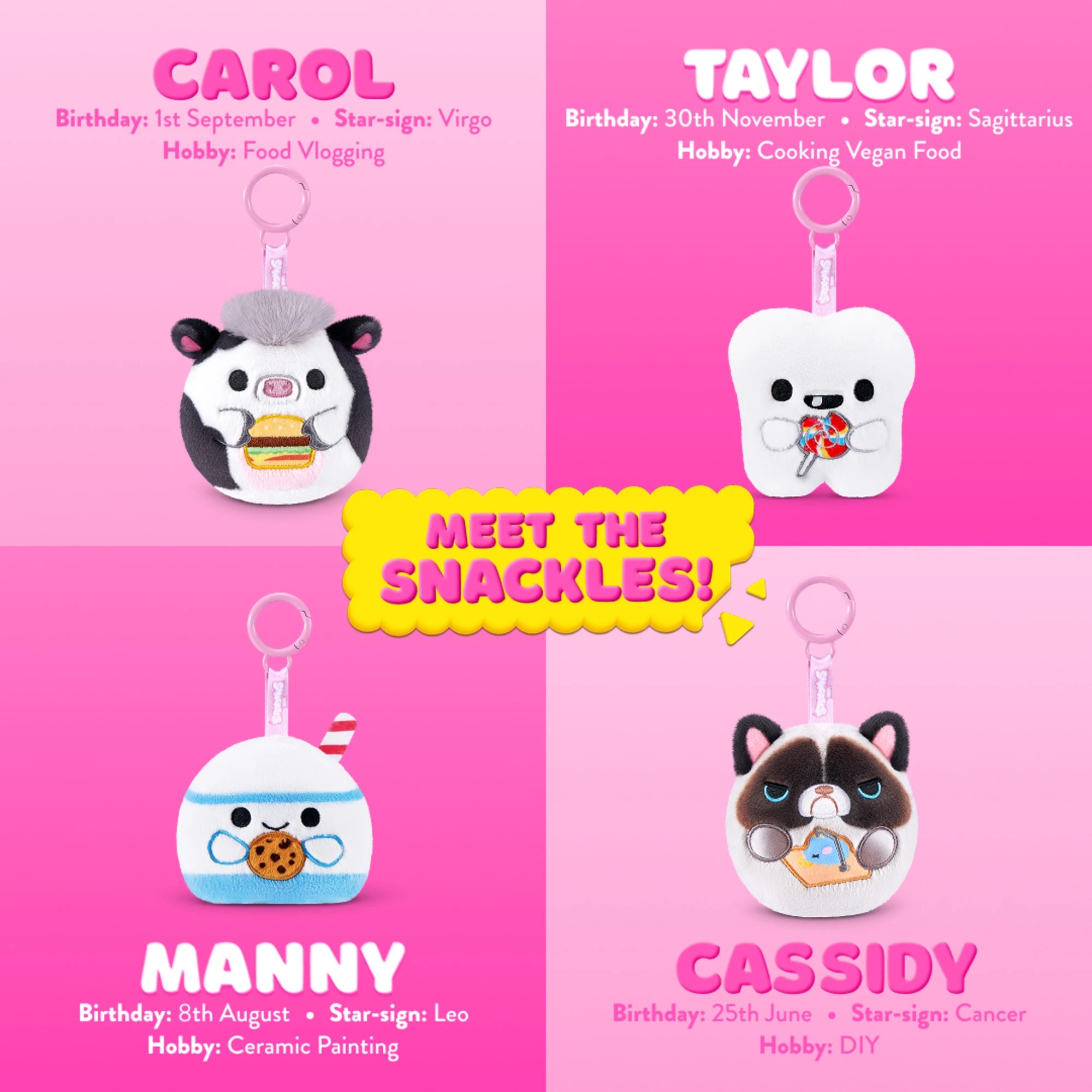 6 8cm Zuru Snackles Keychain Snackle, 6 of 10
