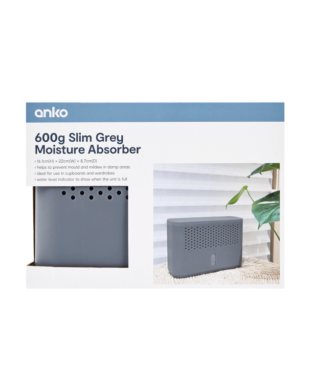 600g Slim Grey Moisture Abso