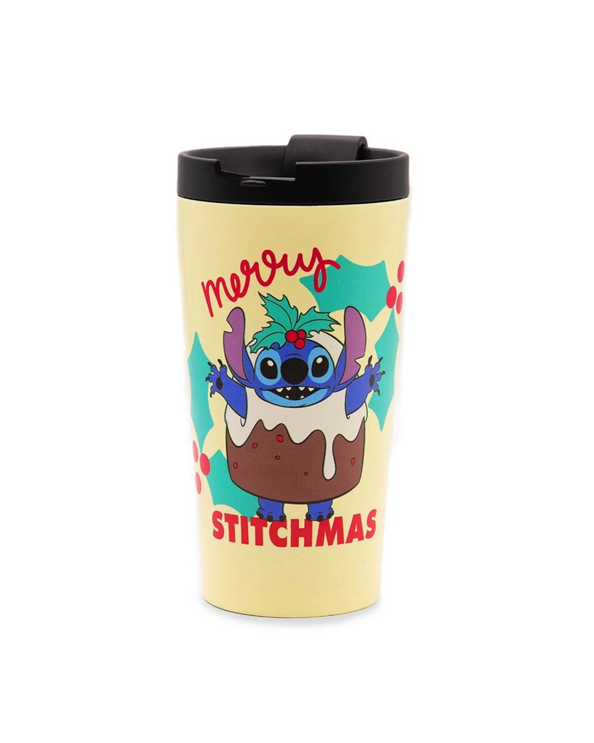 1 Disney - Lilo & Stitch - Pudding Stitch Travel Mug - Yellow, 1 of 1