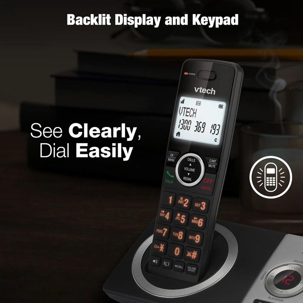8 VTech CLS22050 DECT Cordless Phone 3 Handset, 8 of 10