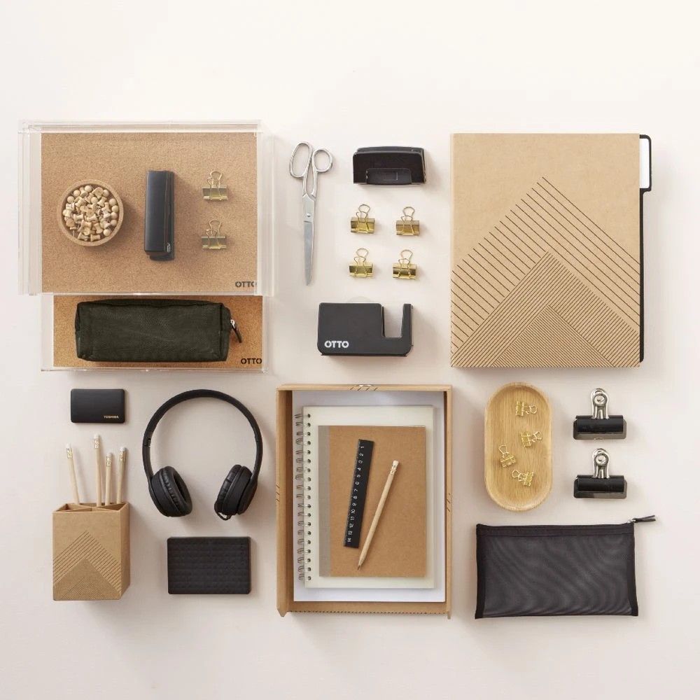 3 Otto Flat Mesh Oversized Pencil Case Black, 3 of 3