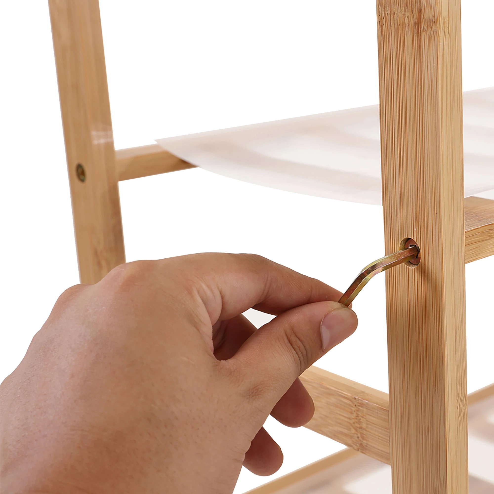 6 Levede 80cm 10 Tier Bamboo Shoe Rack, 6 of 7