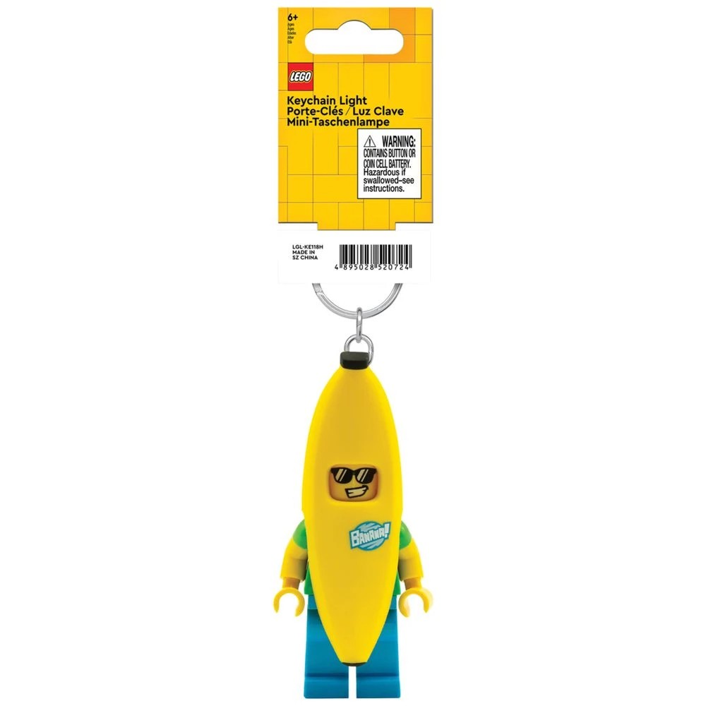 6 LEGO Banana Man LED Lite Keyring, 6 of 6