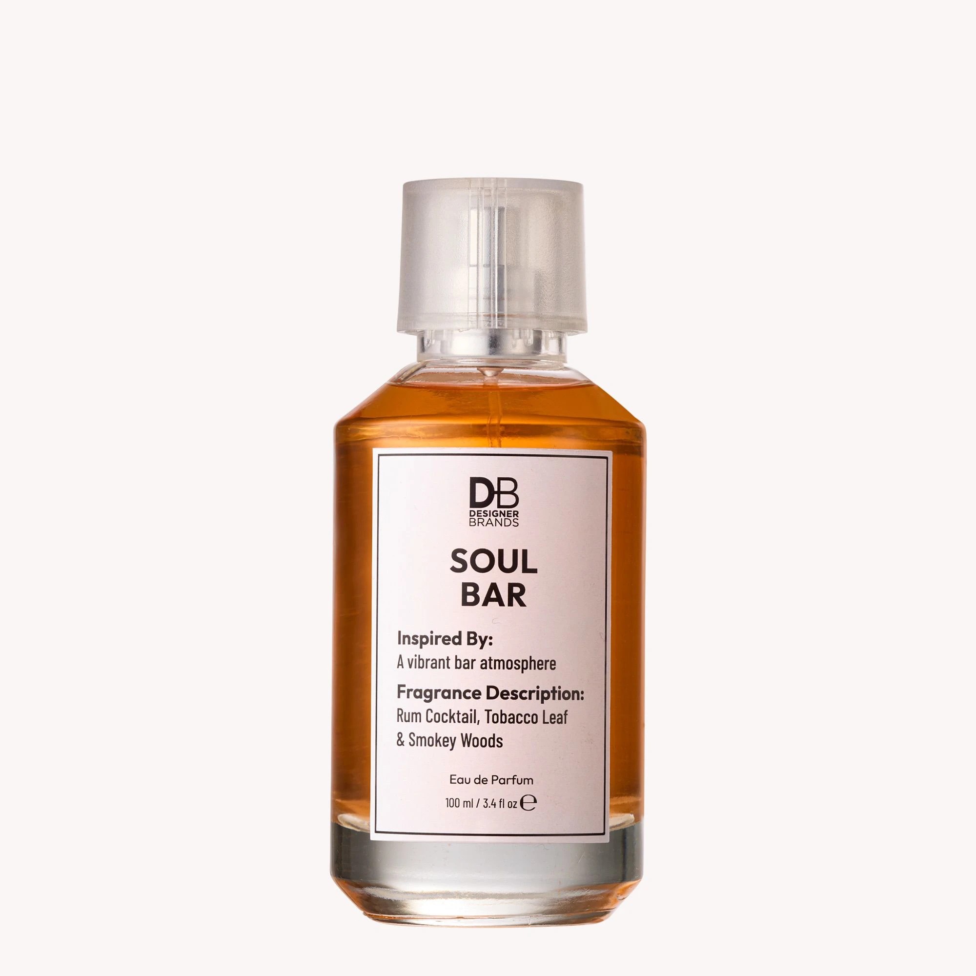 1 DB Designer Brands Soul Bar EDP. Rum, Tobacco Leaf & Smokey Woods 100ml, 1 of 1