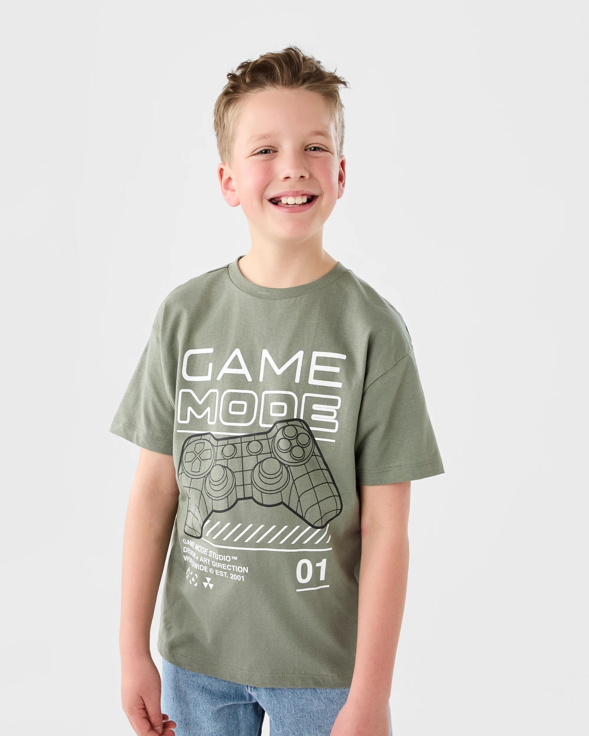 1 Short Sleeve Print T-shirt Grn Gaming, 1 of 6