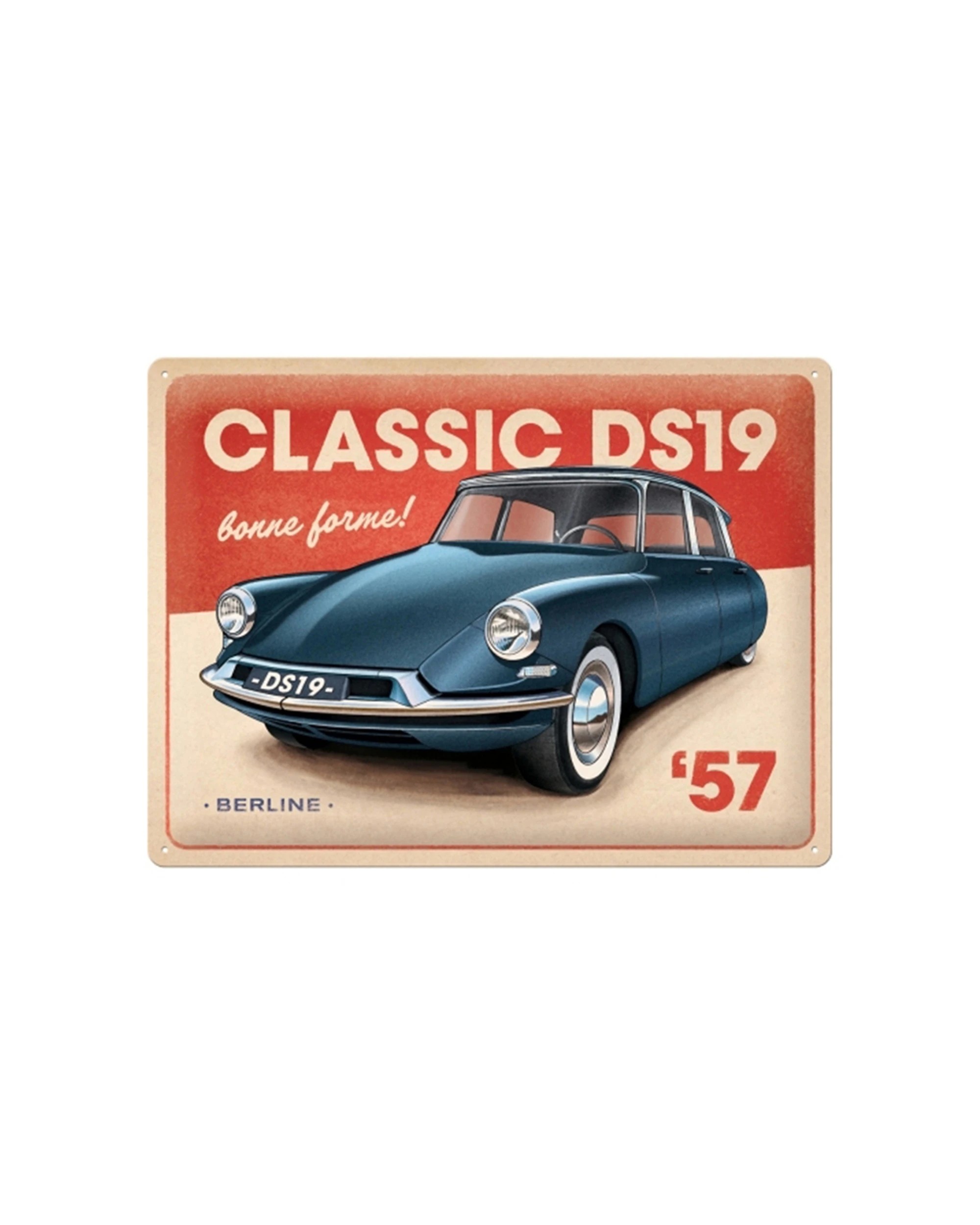 1 Nostalgic-Art Large 30x40cm Metal Wall Art Sign Plaque - Classic DS19 Berline, 1 of 1