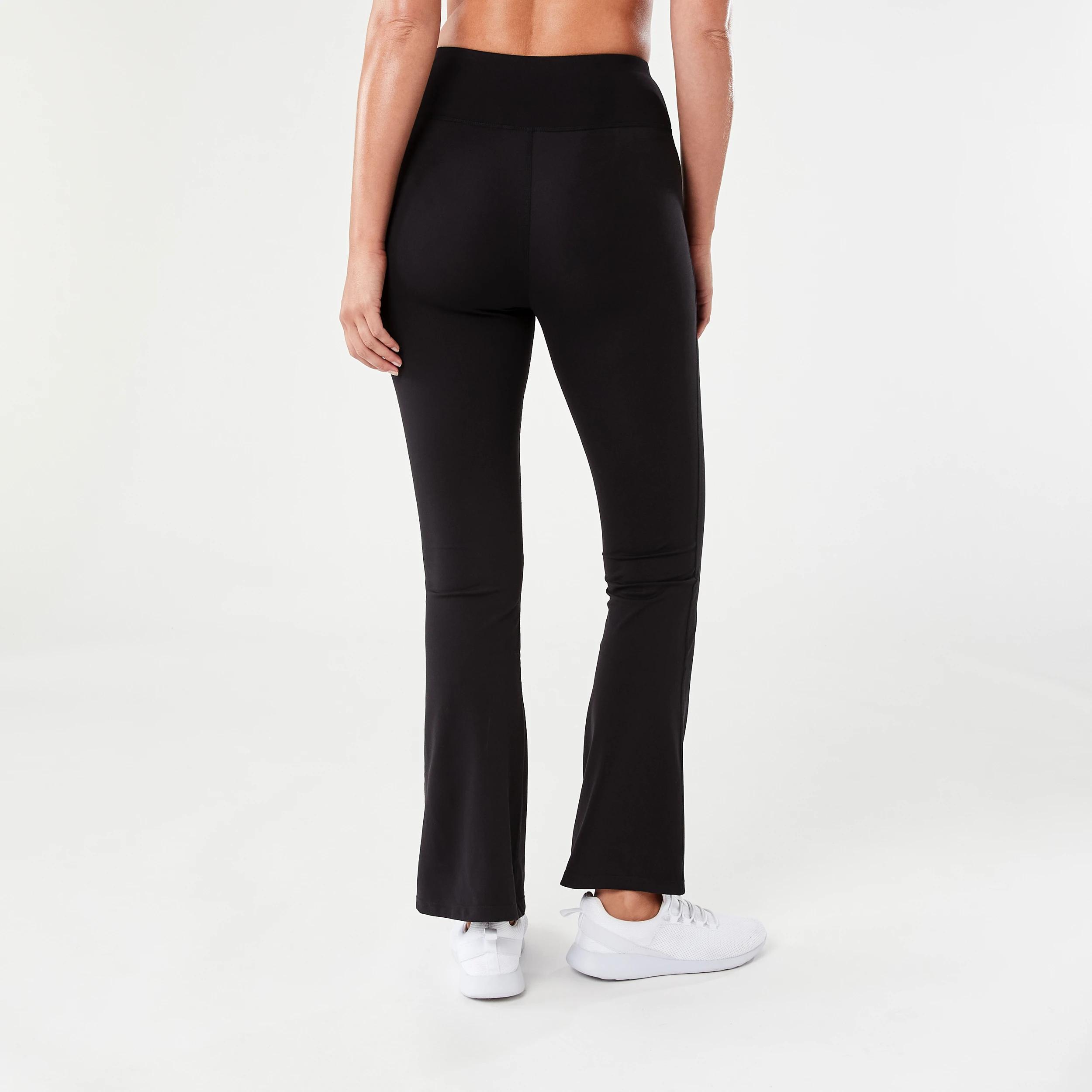 3 Active Womens Flare Leggings BLACK, 3 of 5