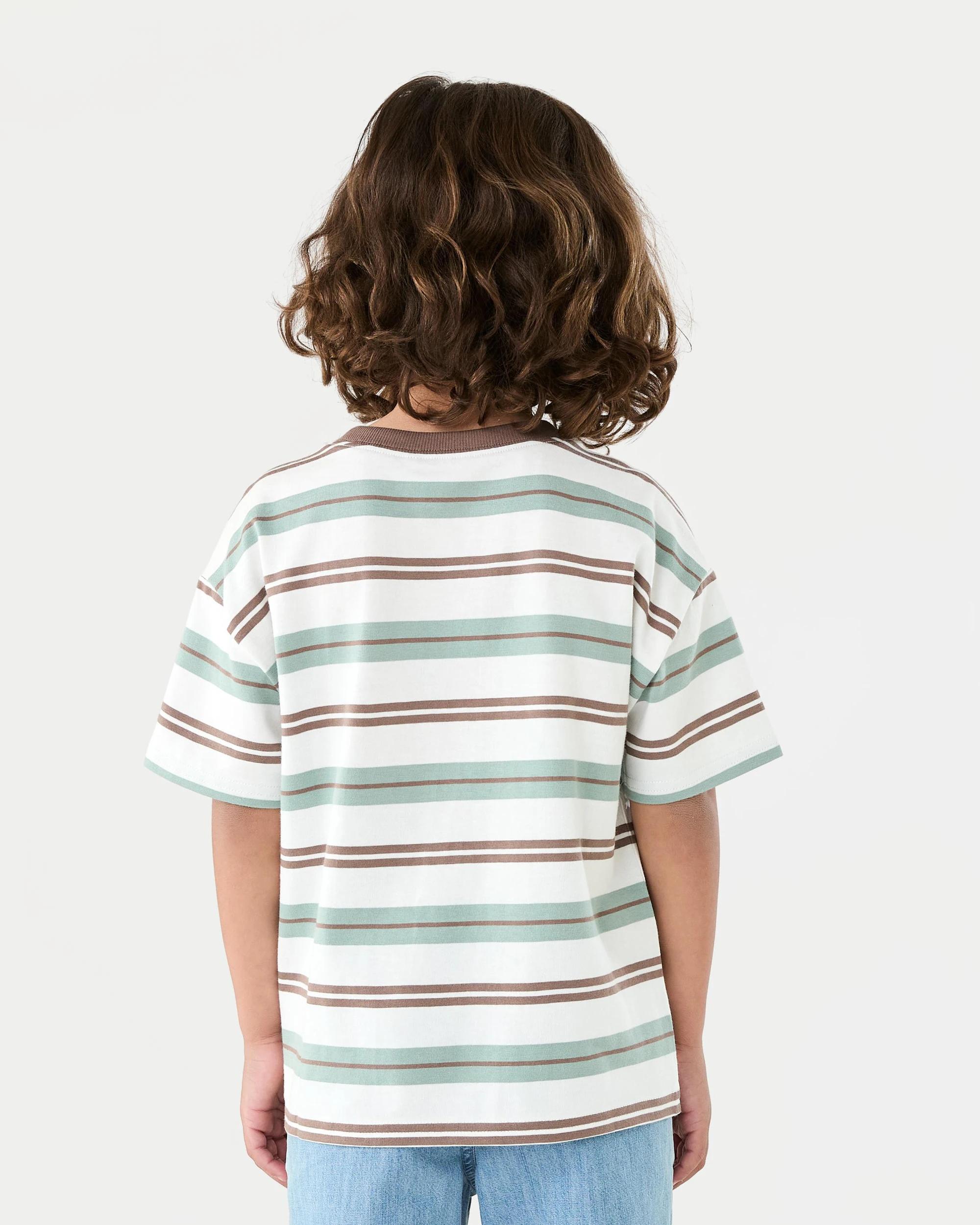 2 Oversized Stripe T-shirt Wht Stripe, 2 of 8