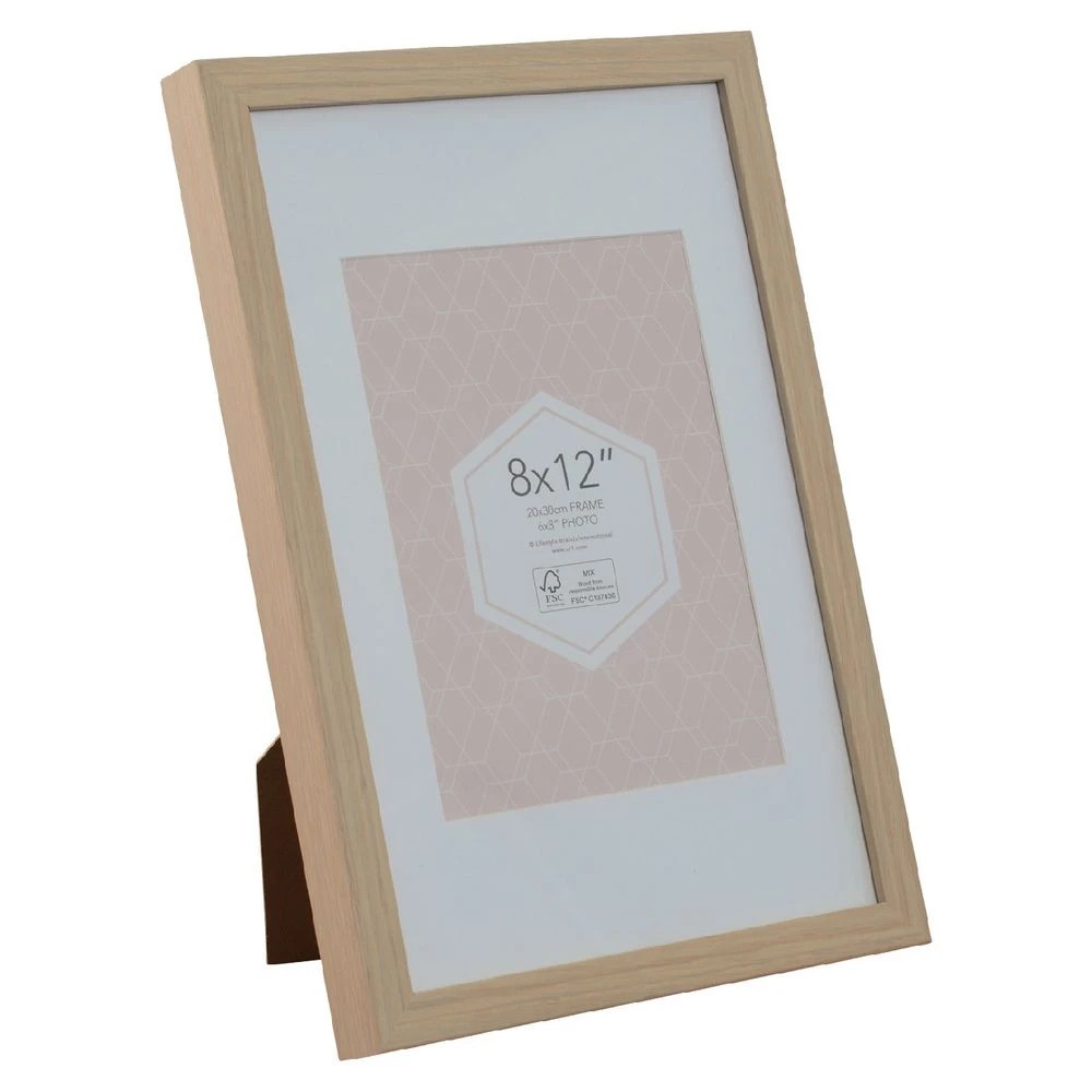 3 Promenade 8x12" Frame Oak, 3 of 4