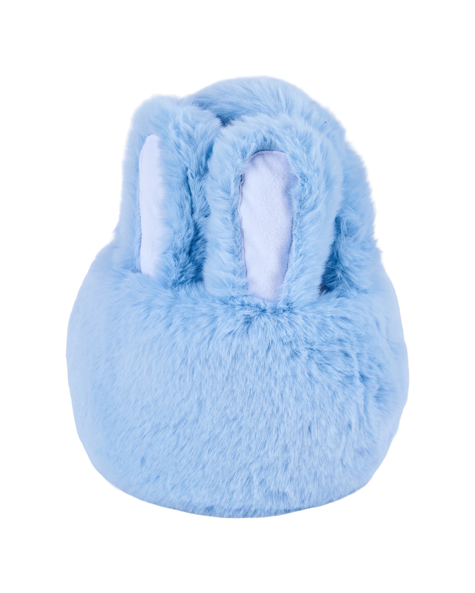 1 Blue Plush Bunny Basket, 1 of 5