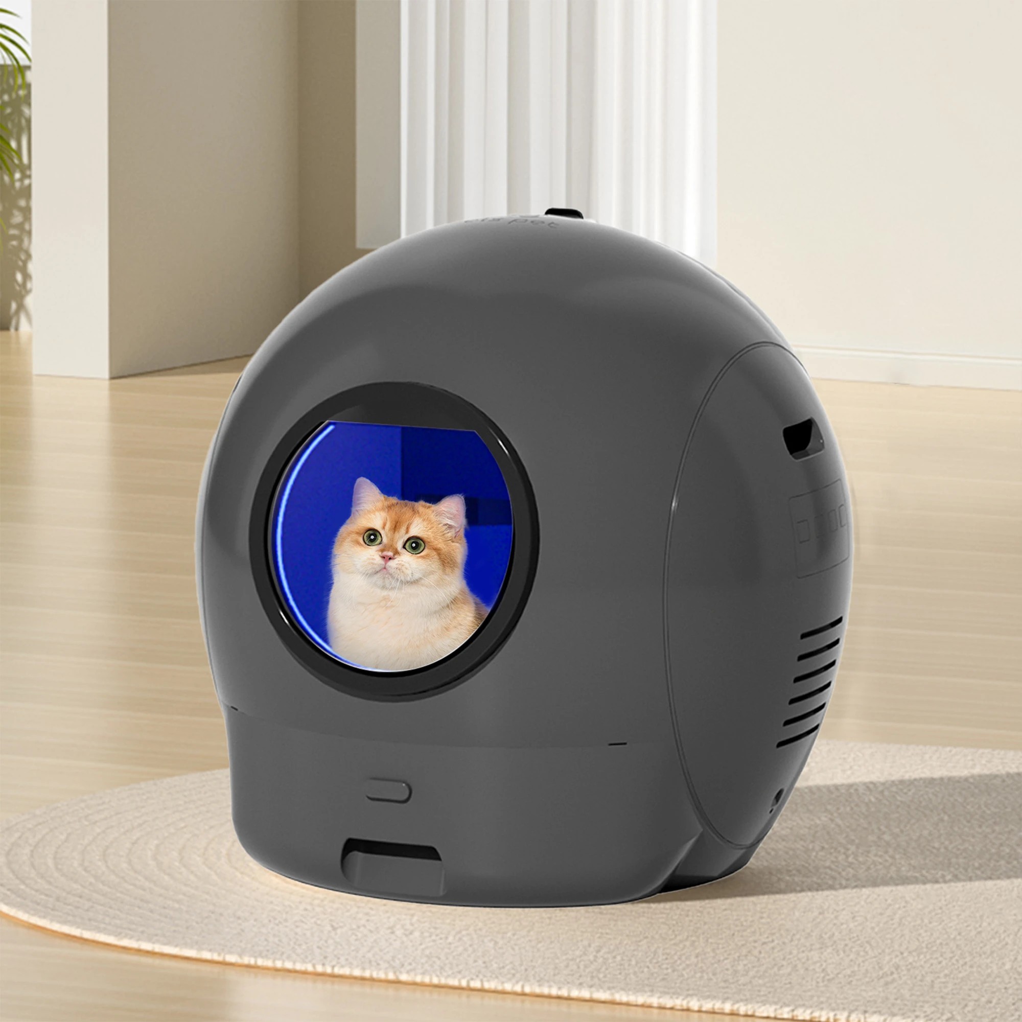 4 Pawz Smart Cat Litter Box - Grey, 4 of 4