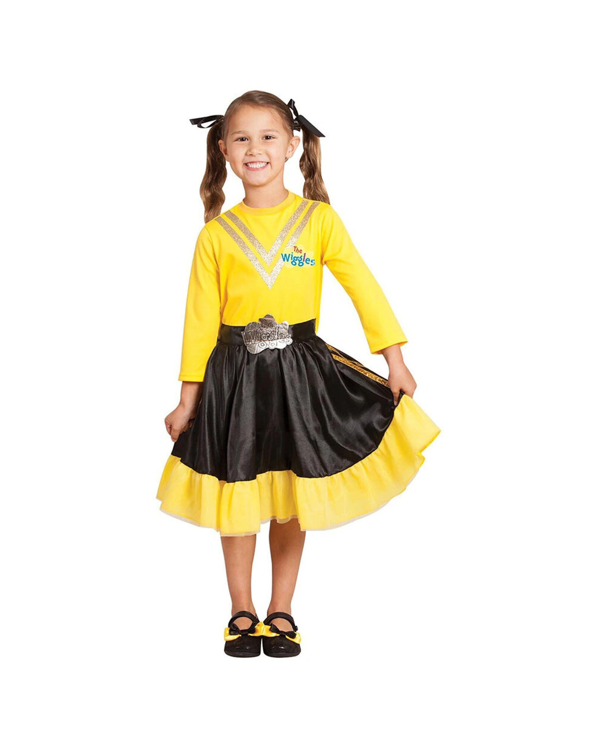 3 Rubies Emma Wiggle Deluxe Dress Up Outfit Kids Party Costume 3-5 Years - Yellow, 3 of 4