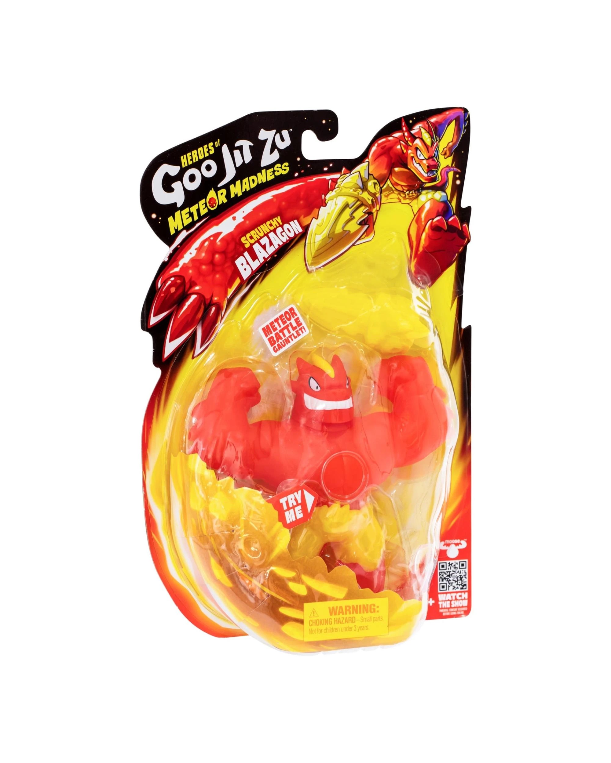 6 Heroes of Goo-Jit-Zu Series 13 Meteor Madness Blazagon Hero Pack, 6 of 7