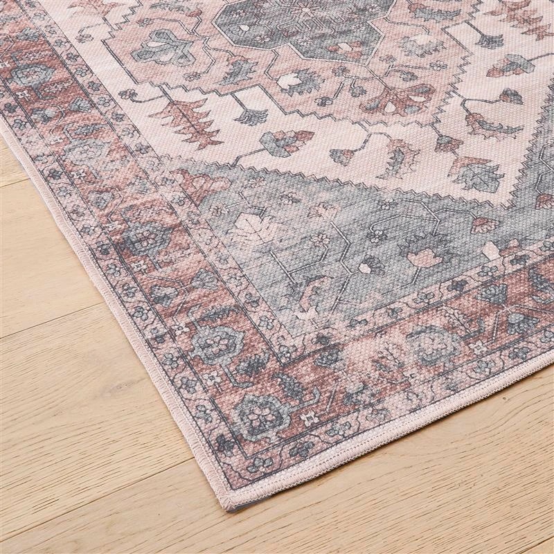 2 Tara Washable Runner - Beige - 300cm x 80cm, 2 of 8