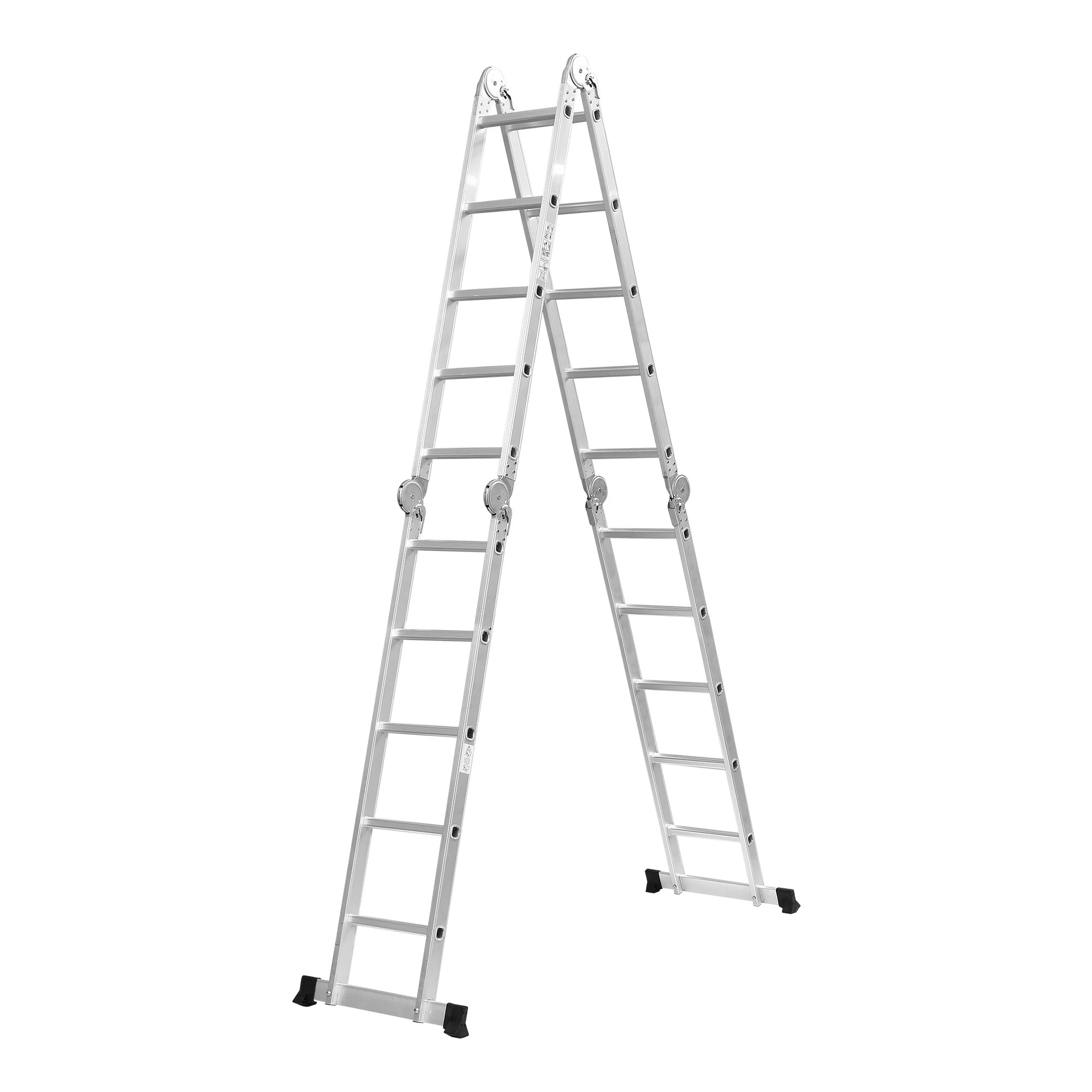 1 Traderight 5.7M Aluminium Portable Folding Ladder, 1 of 5