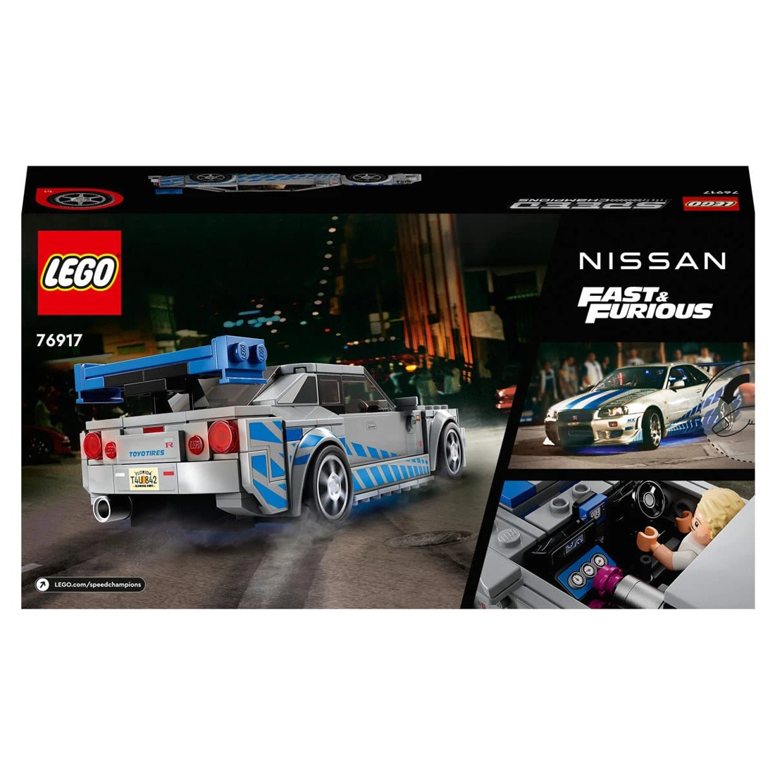10 LEGO Speed Champions 2 Fast 2 Furious Nissan Skyline GT-R (R34) 76917, 10 of 10