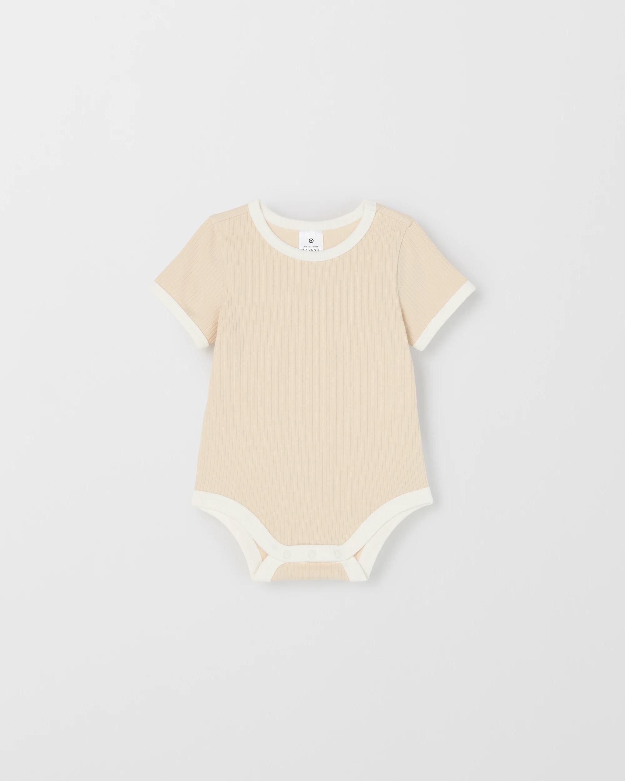 5 Target Baby Organic Cotton 5 Pack Ringer Rib Bodysuits STRIPE MULTI, 5 of 8