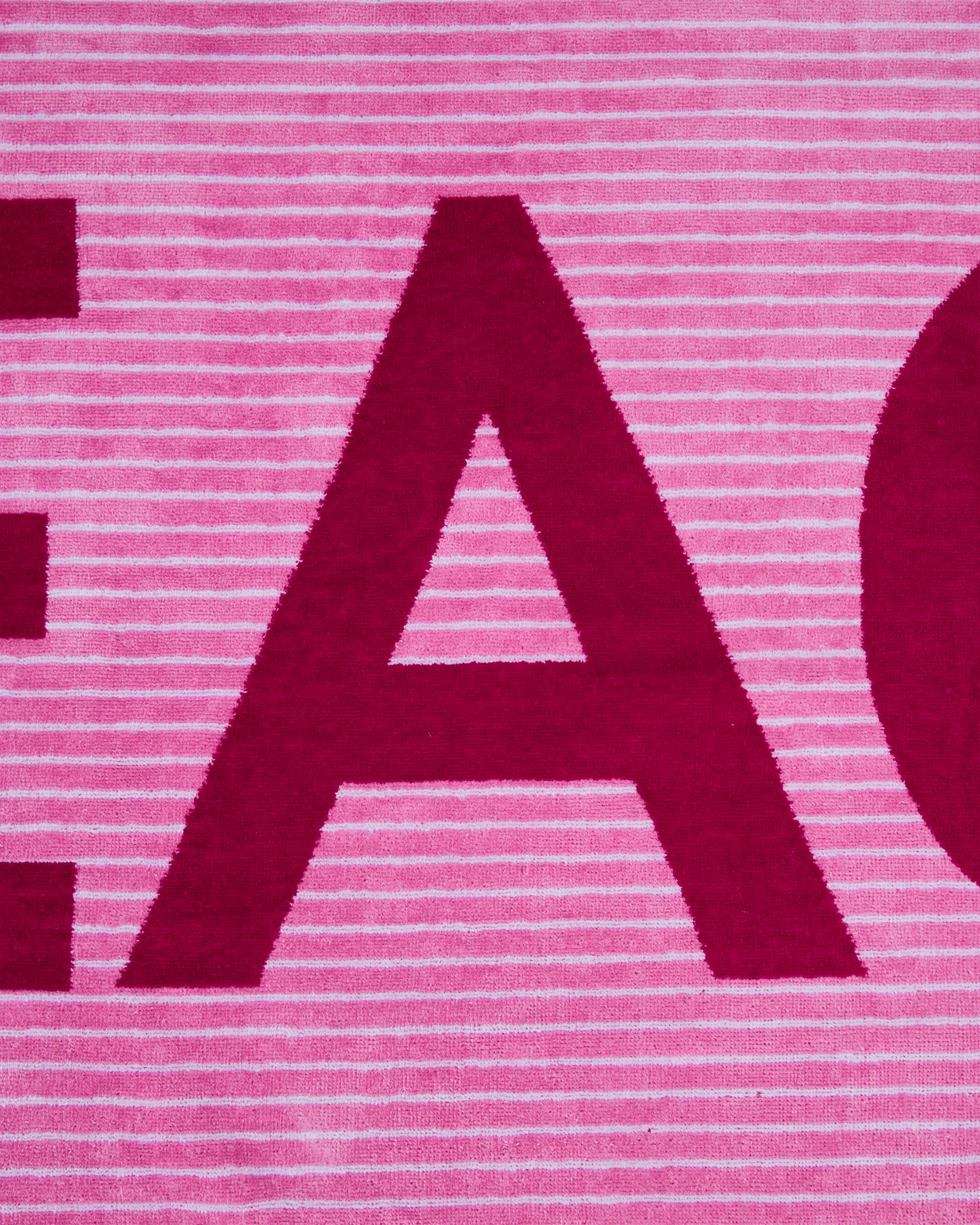 2 Cotton Stripe Extra Large Beach Towel - Pink, 2 of 6