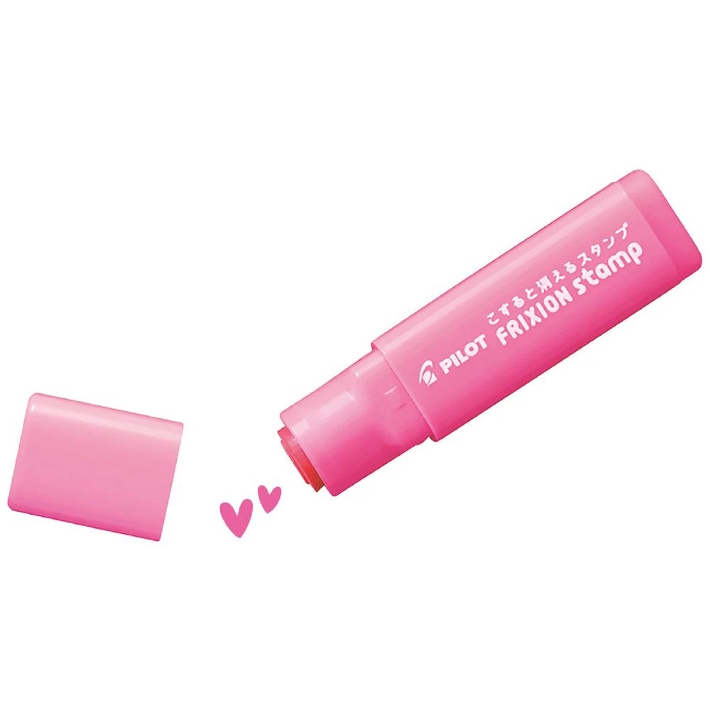 1 PILOT Frixion Double Heart Stamp Pink, 1 of 2